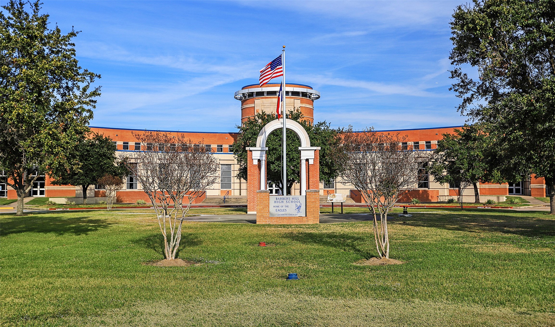 Barbers Hill High School.