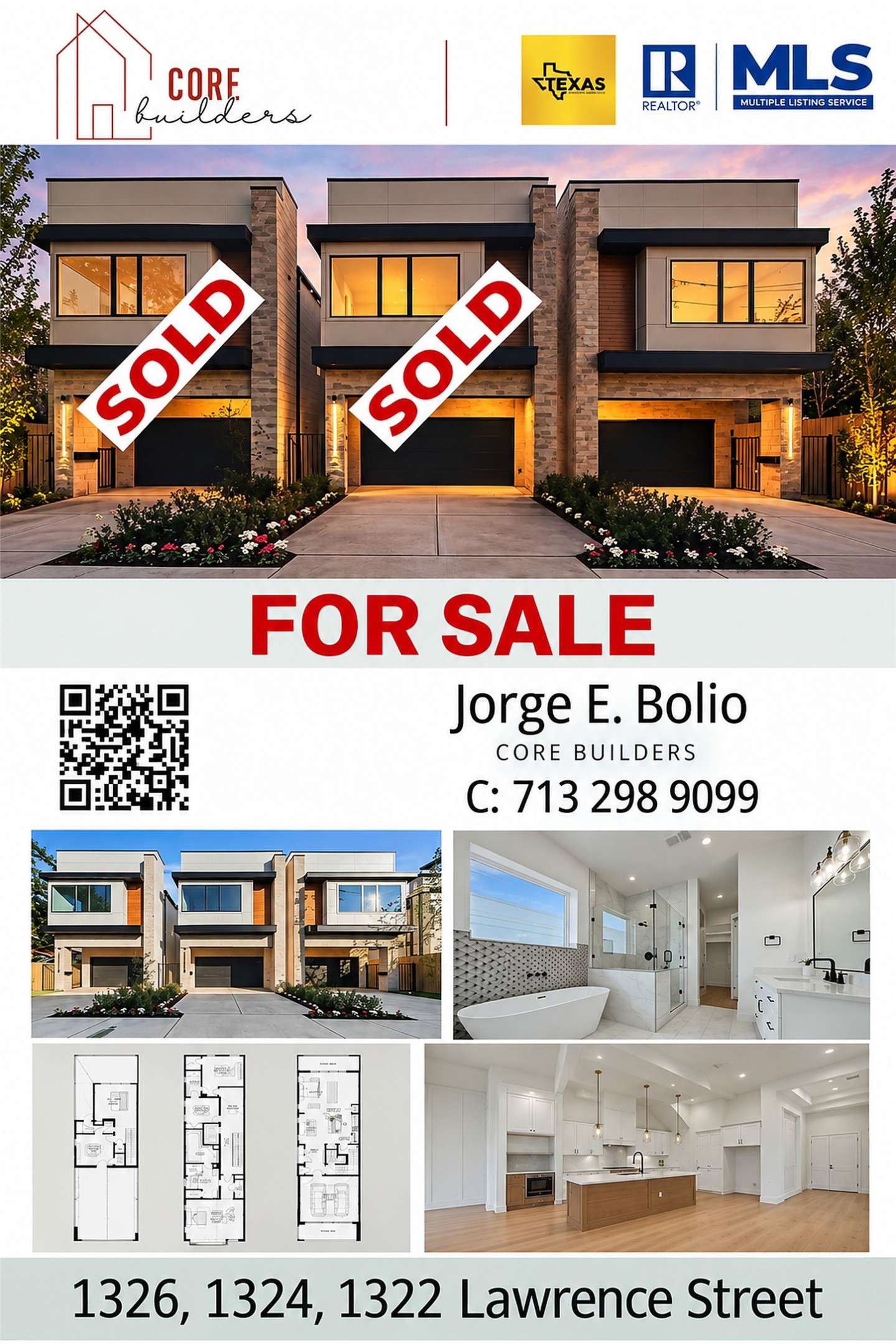 Last one of three fantastic Core Builders' homes available on this great part of Lawrence Street in the heart of the Houston Heights! Last one of three fantastic Core Builders' homes available on this great part of Lawrence Street in the heart of the Houston Heights!