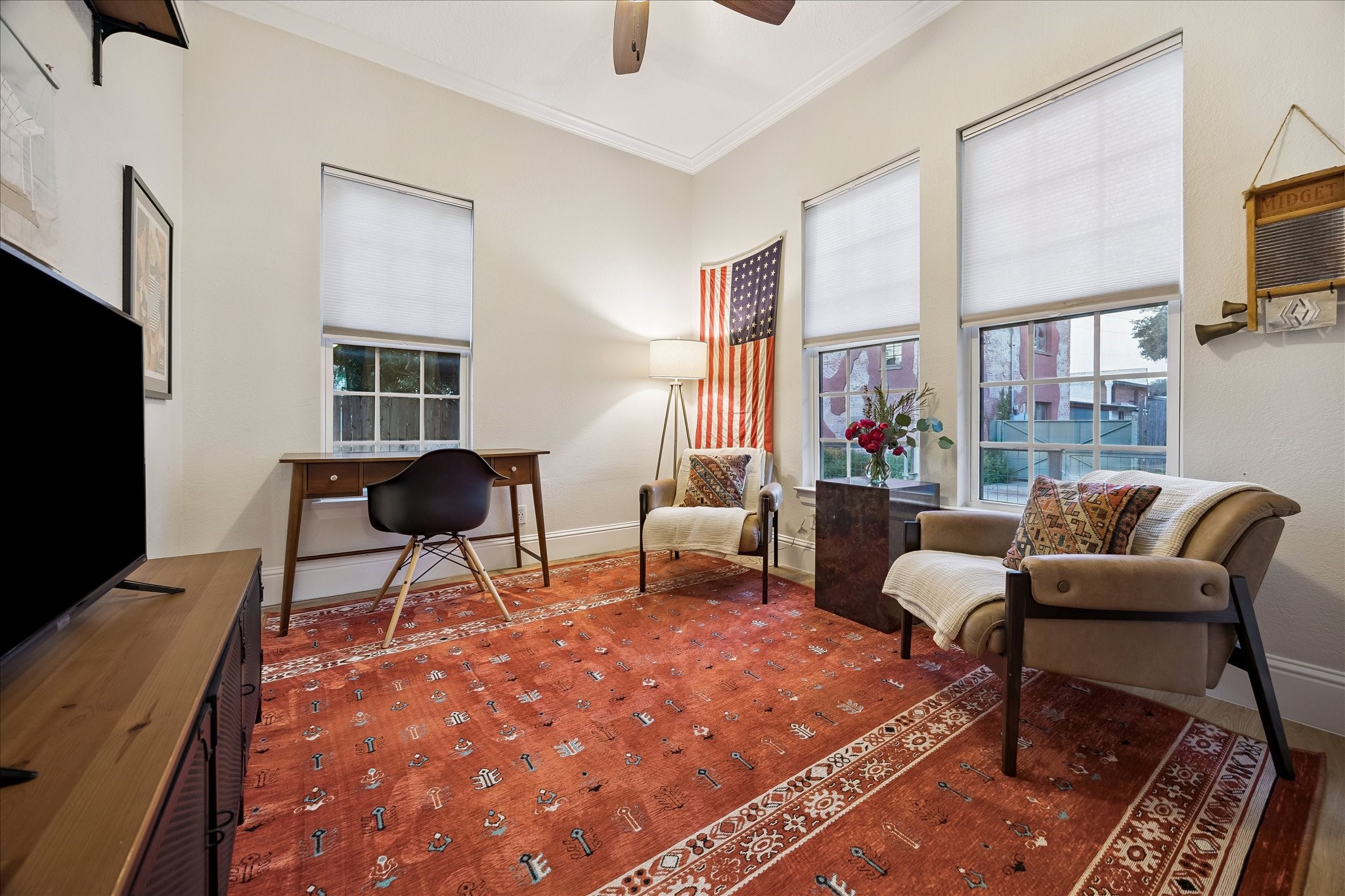 First bedroom off the entry