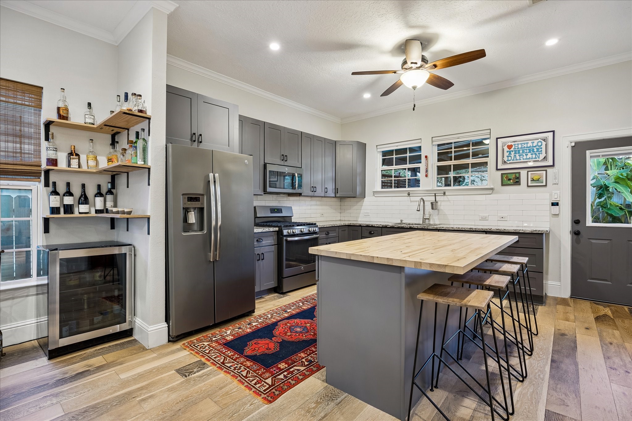 Your open concept kitchen and dining area, perfect for entertaining