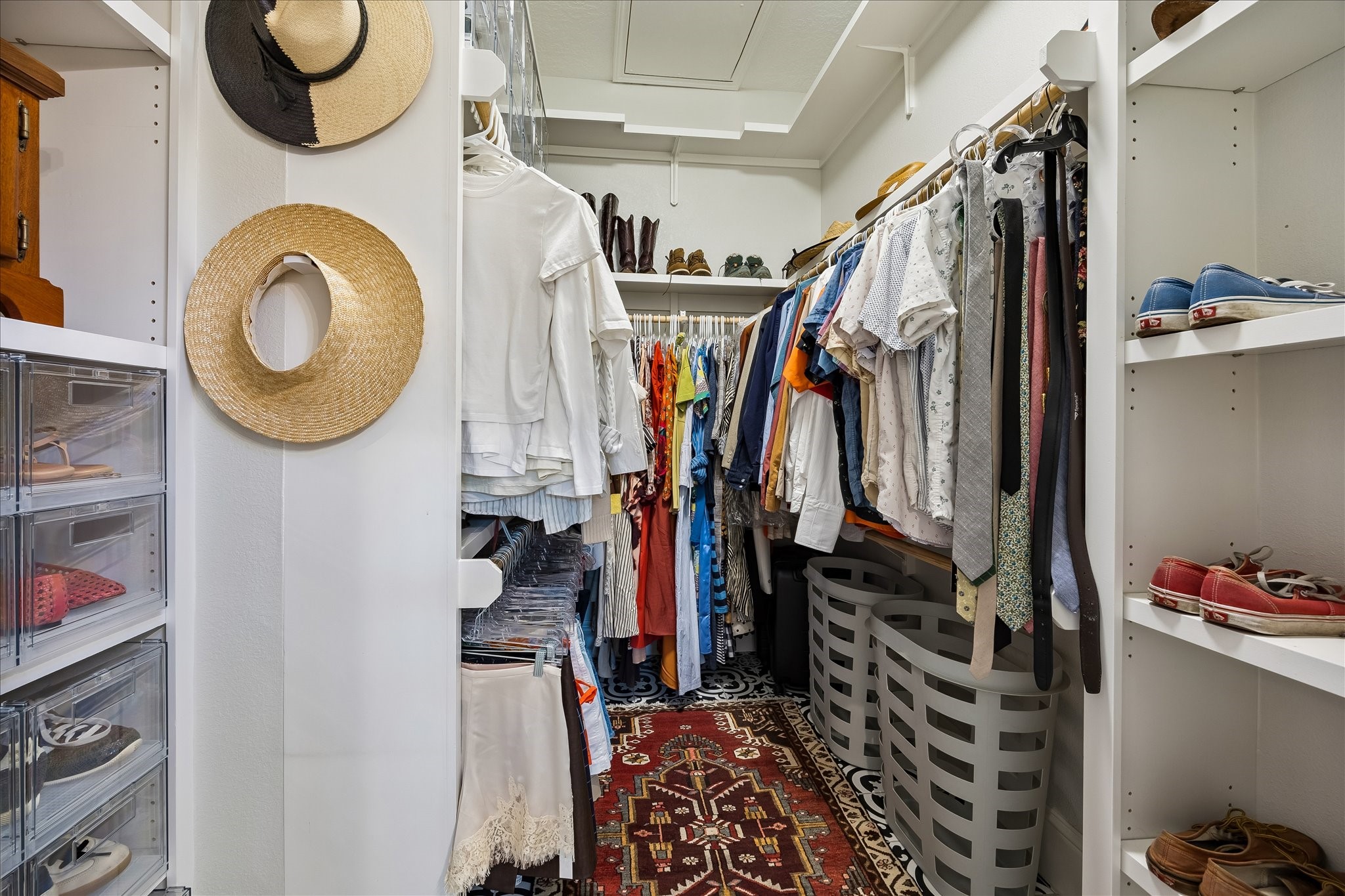 Primary walk-in closet