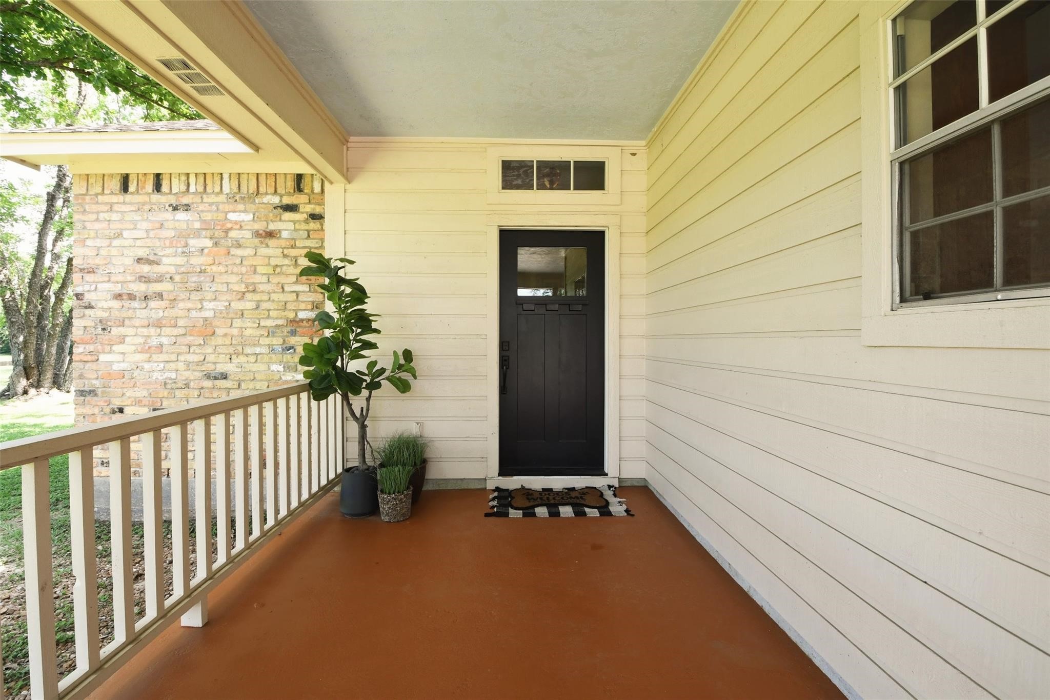 New front door in the primary house