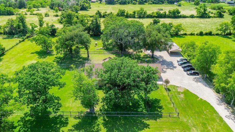 Aerial view of rear of property