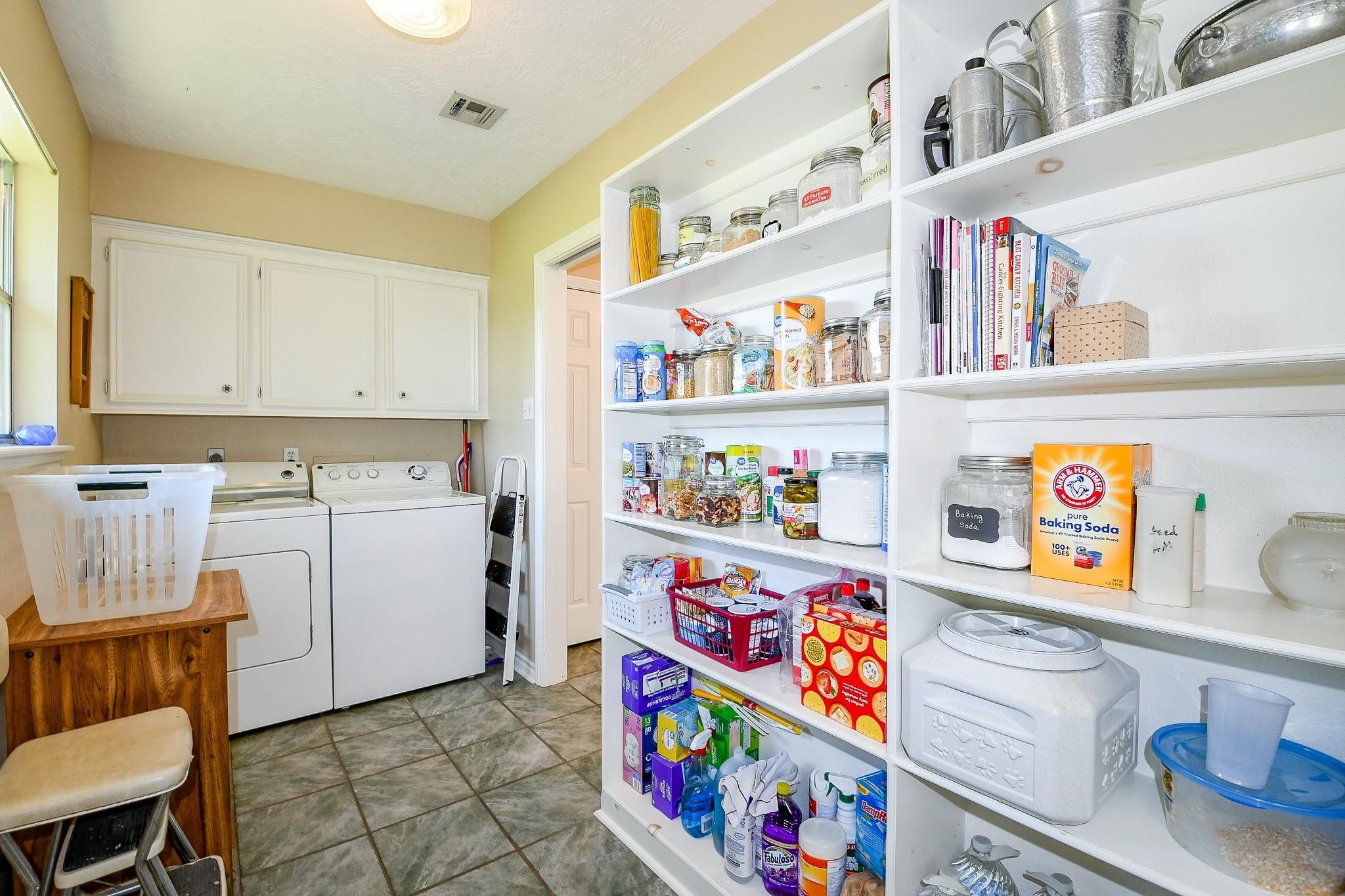 Laundry room and additional pantry in secondaty house