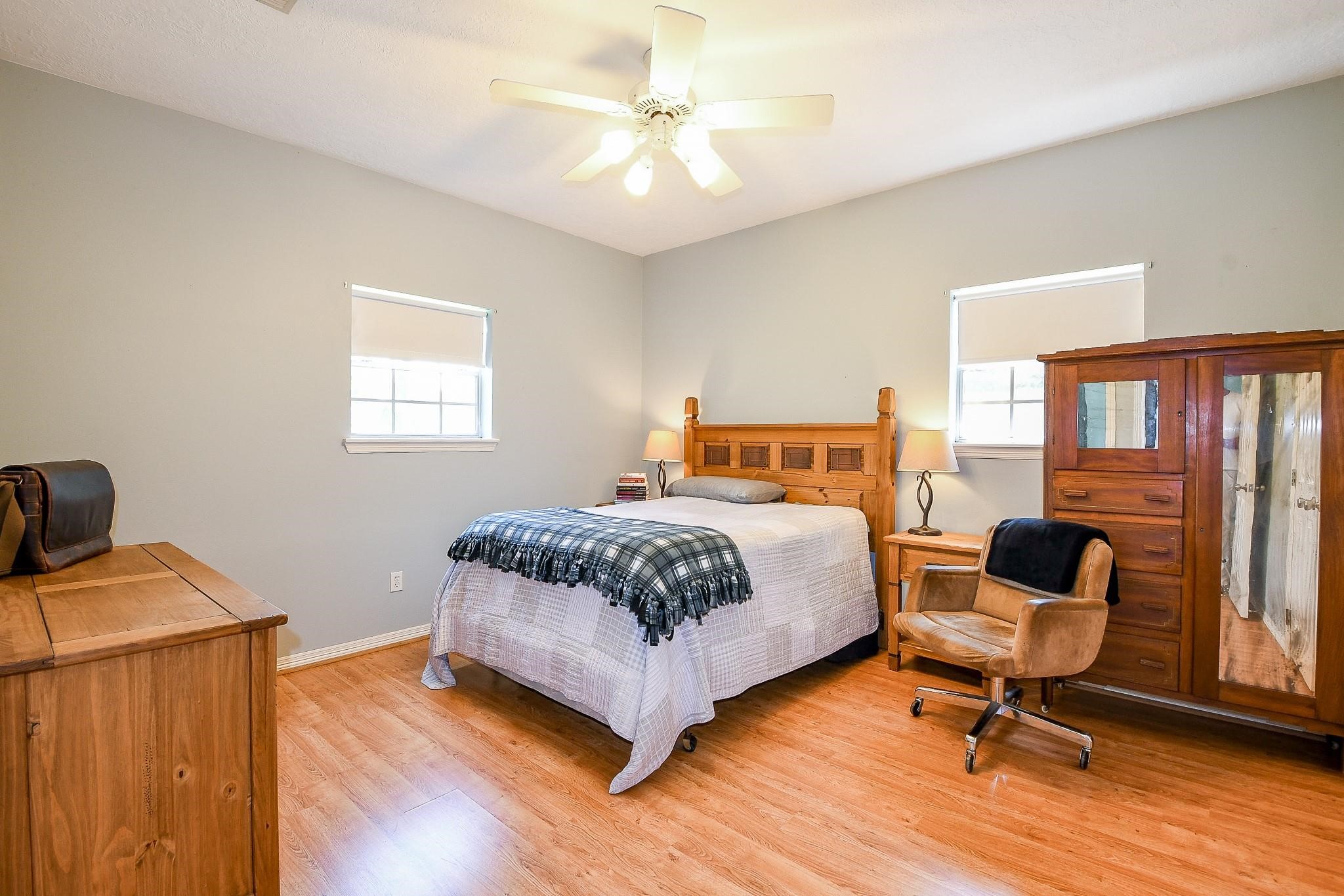 Third bedroom in the primary house