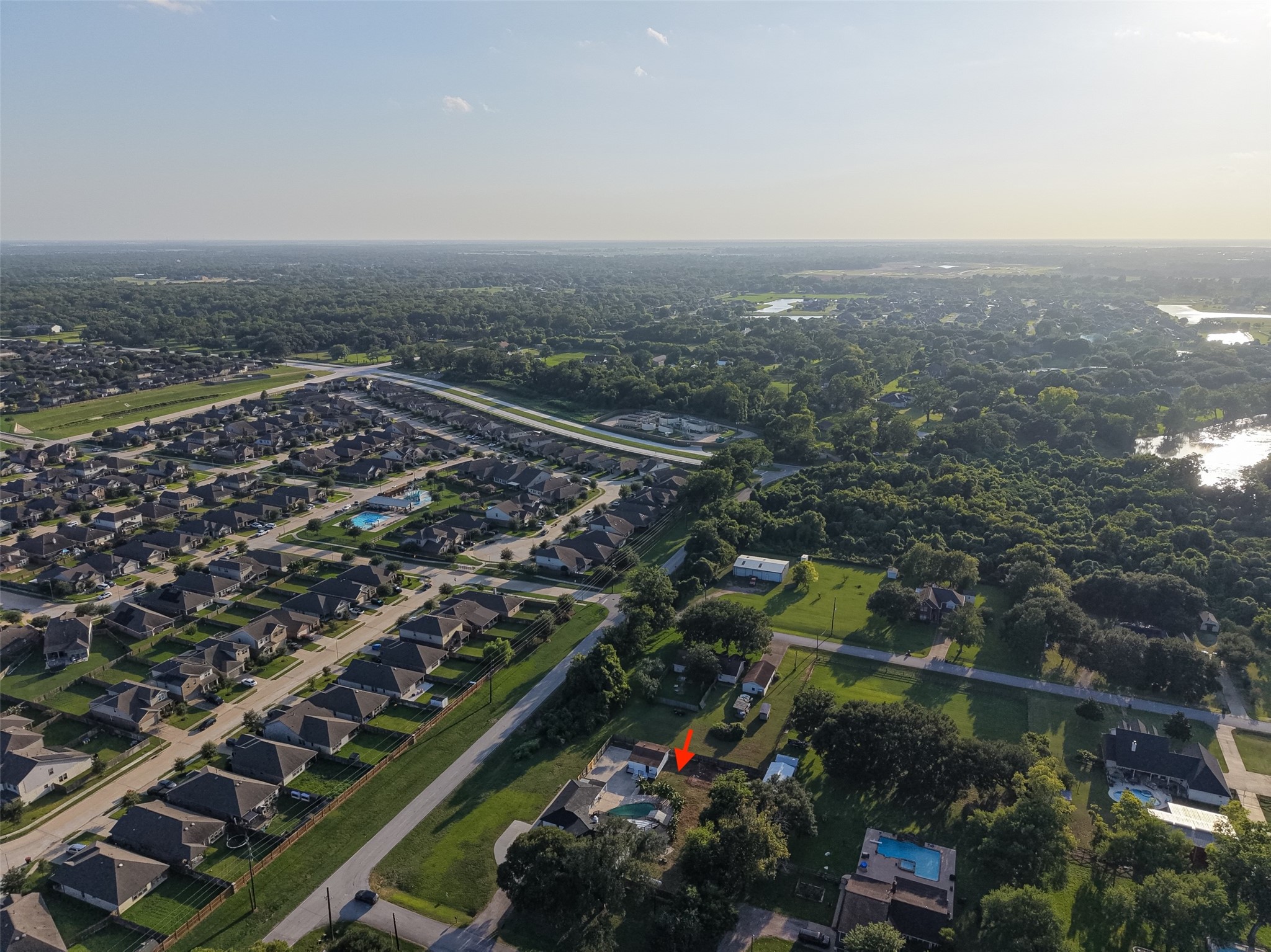 aerial view
