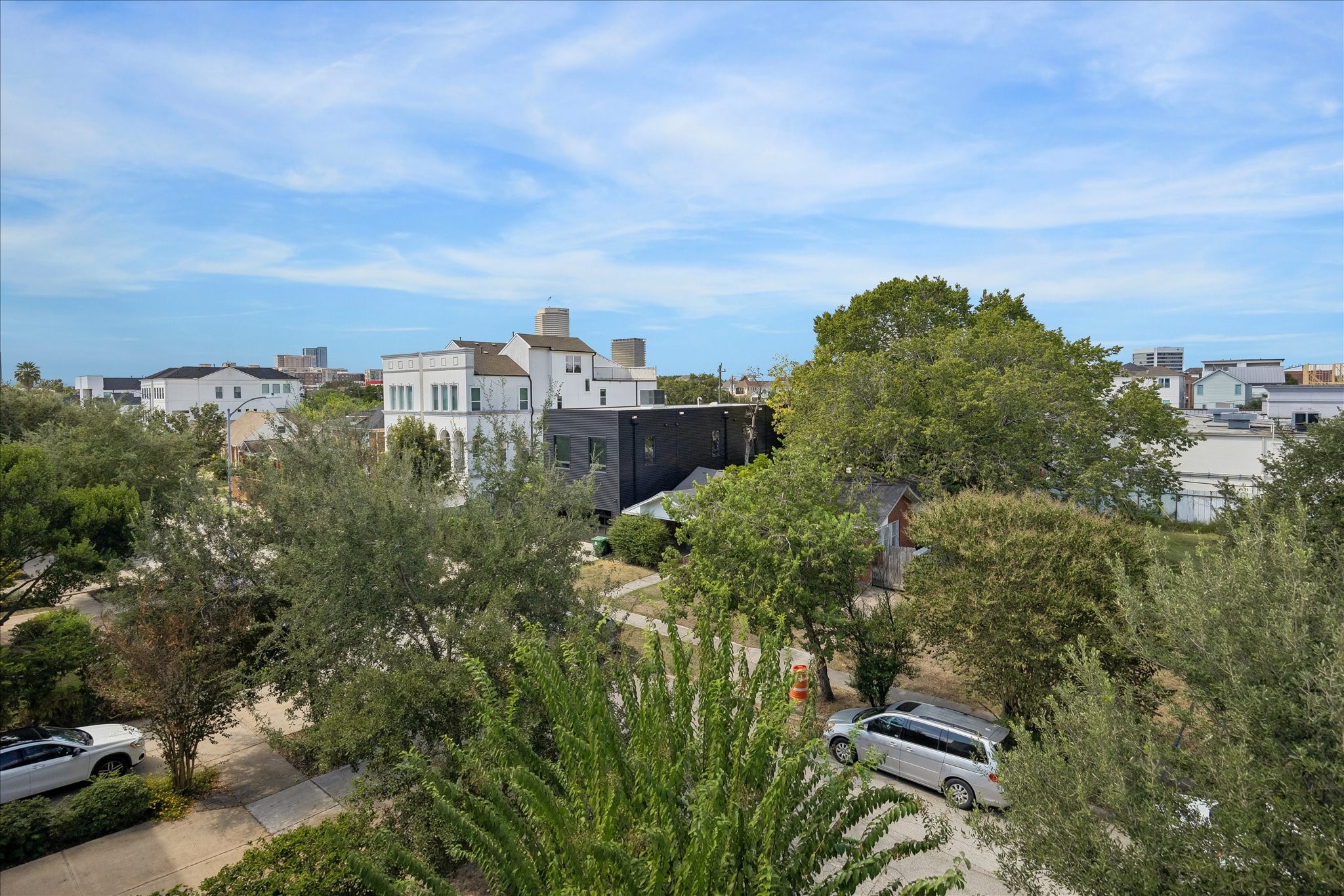 View from the third floor terrace.