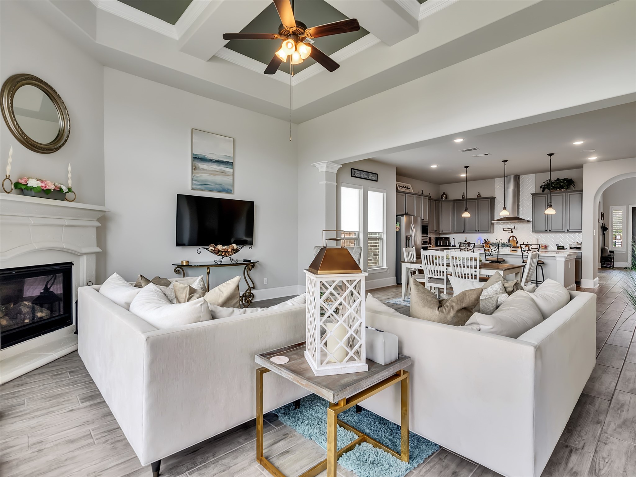 Another view of Family room showing the open concept.