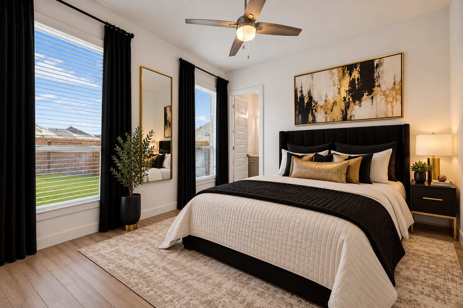 BedroomVirtually Staged