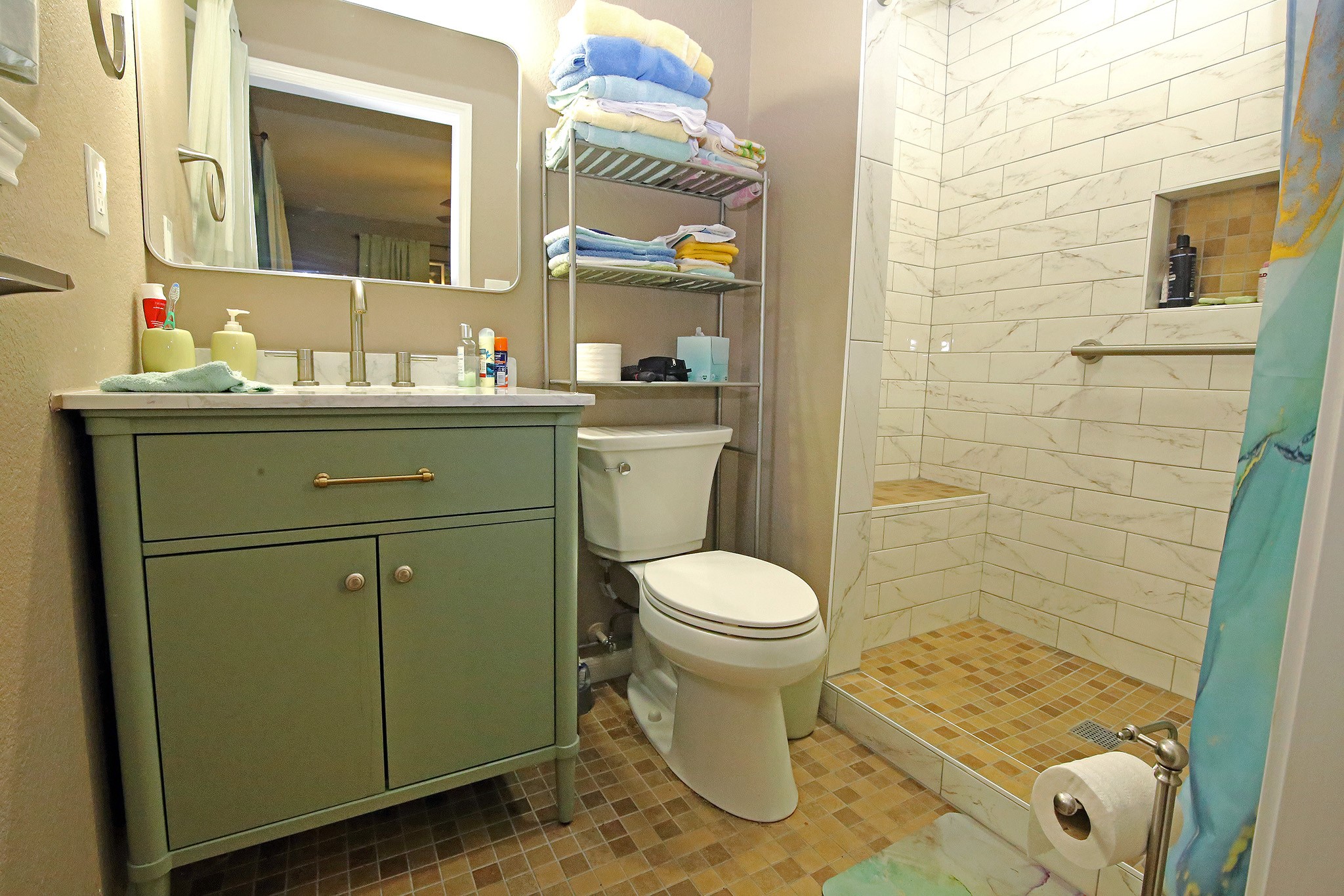 Experience luxury in the newly upgraded primary ensuite bath.