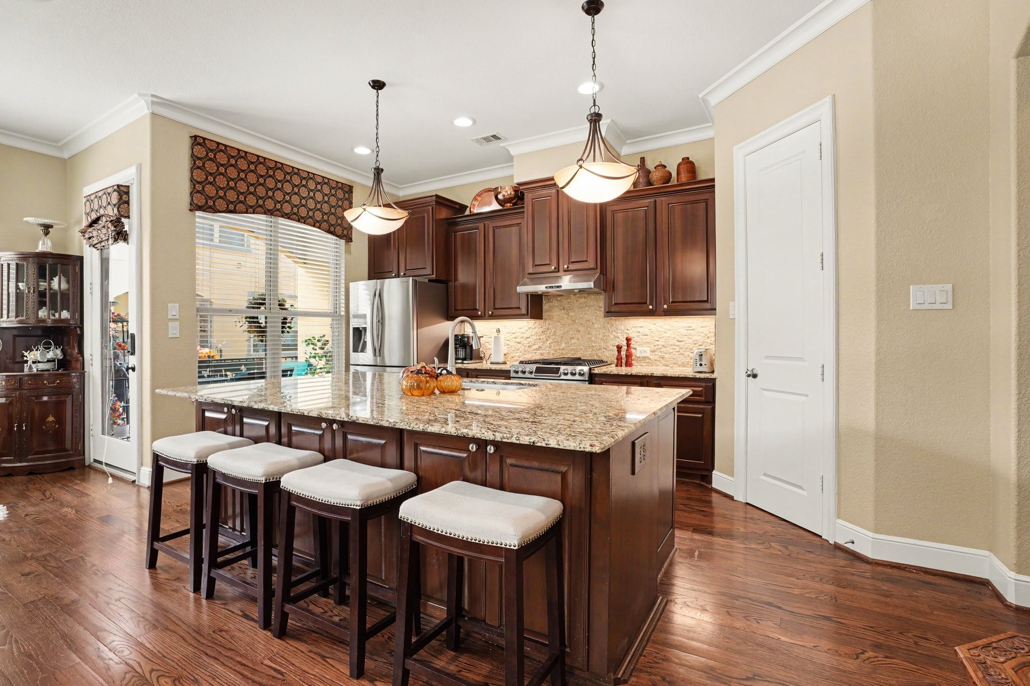 Kitchen with double ovens