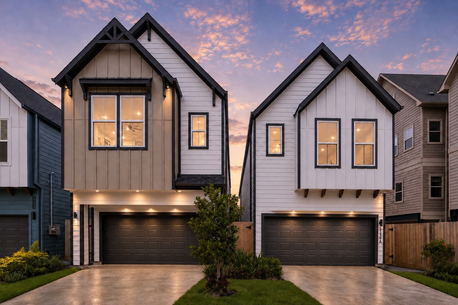 Gorgeous Modern Cottages with private driveway and back yard. Gorgeous Modern Cottages with private driveway and back yard.