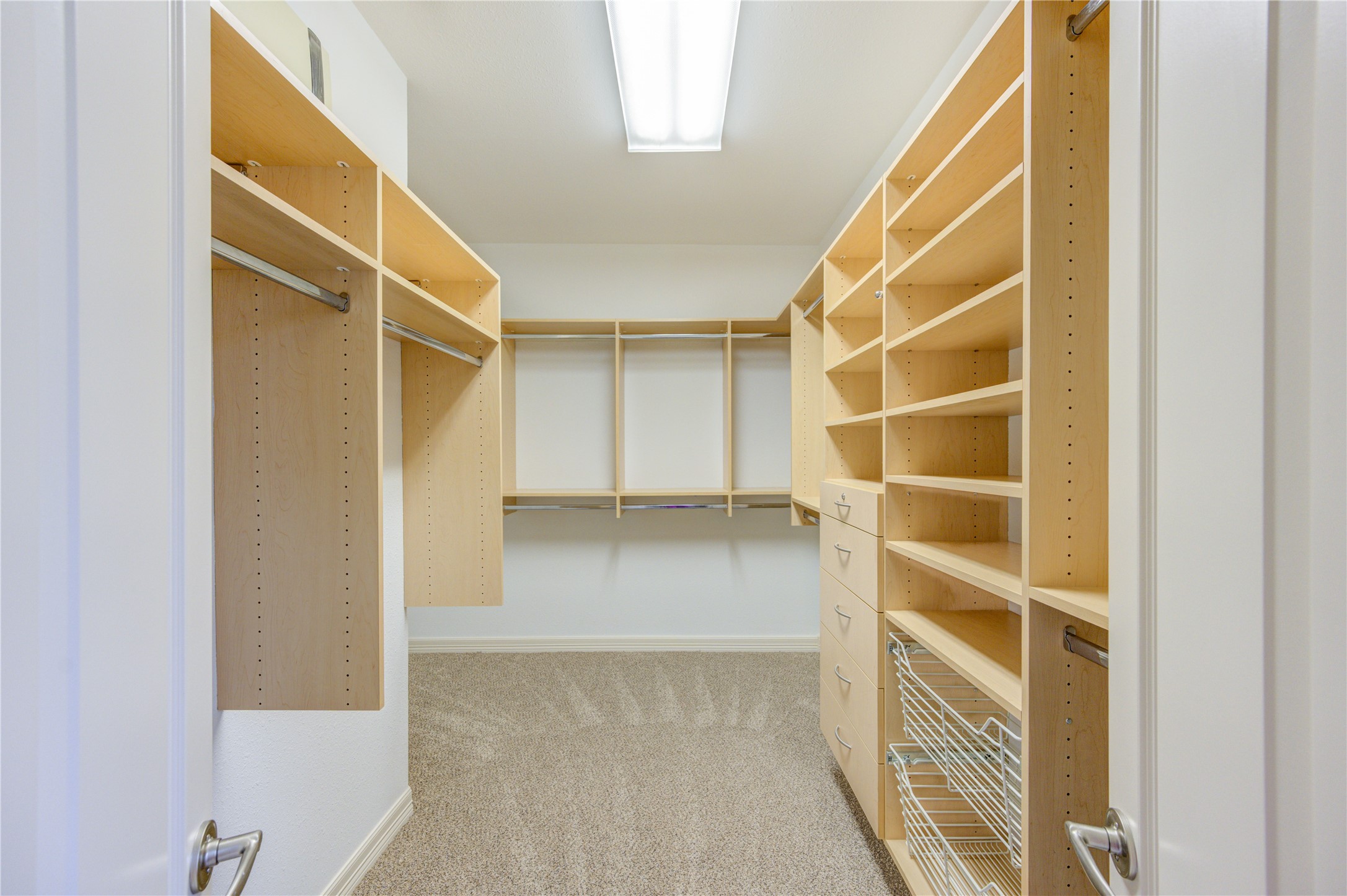 Dual Walk-In Closets with Abundant Storage Space