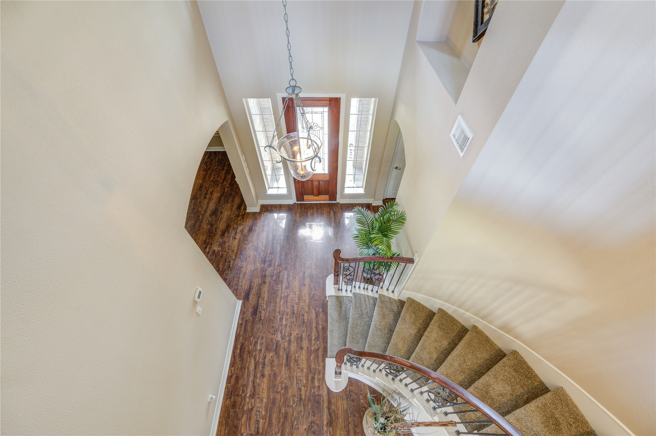 Stunning view from the staircase