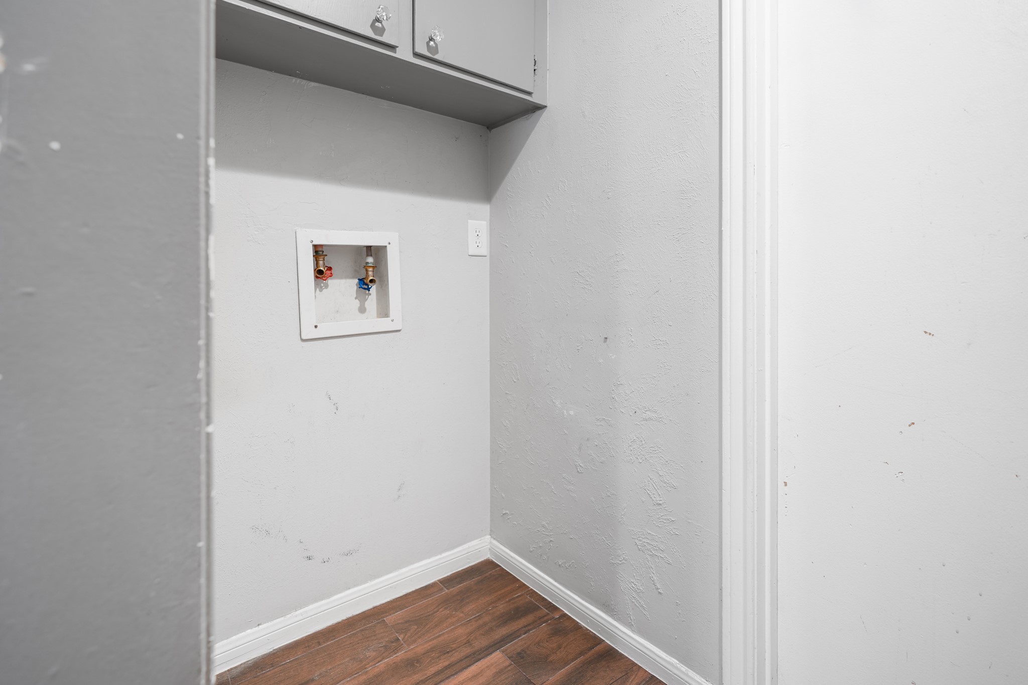 Utility room in the house.