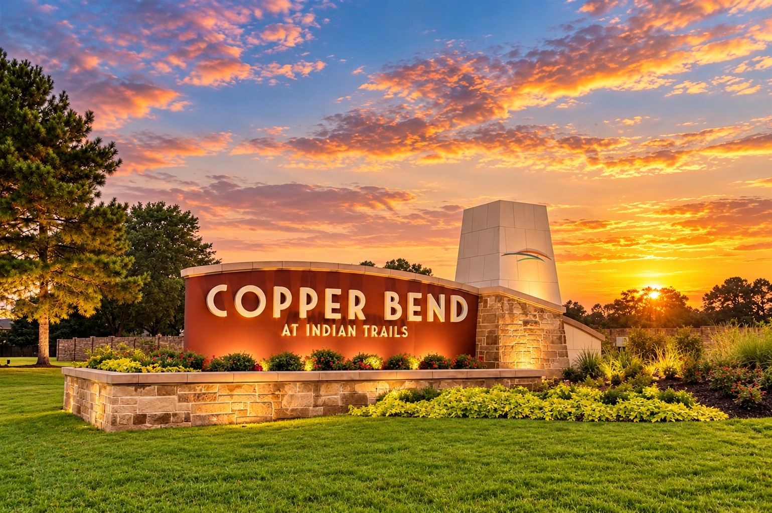Copper Bend at Indian Trails is a master-planned residential community developed by Caldwell Communities in Cypress, Texas - Designed to promote an active lifestyle, the community boasts impressive amenities including a resort-style swimming pool, a 4-acre lake for fishing and kayaking, shaded playgrounds, and an extensive 24-mile regional trail system that connects residents to nearby Tomball ISD schools, parks, and local shopping.