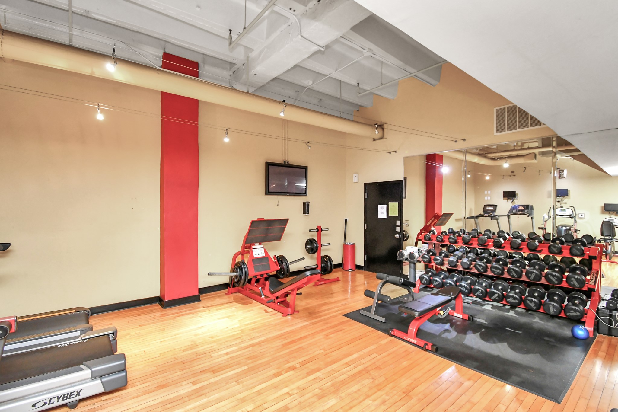 Building amenity room.
