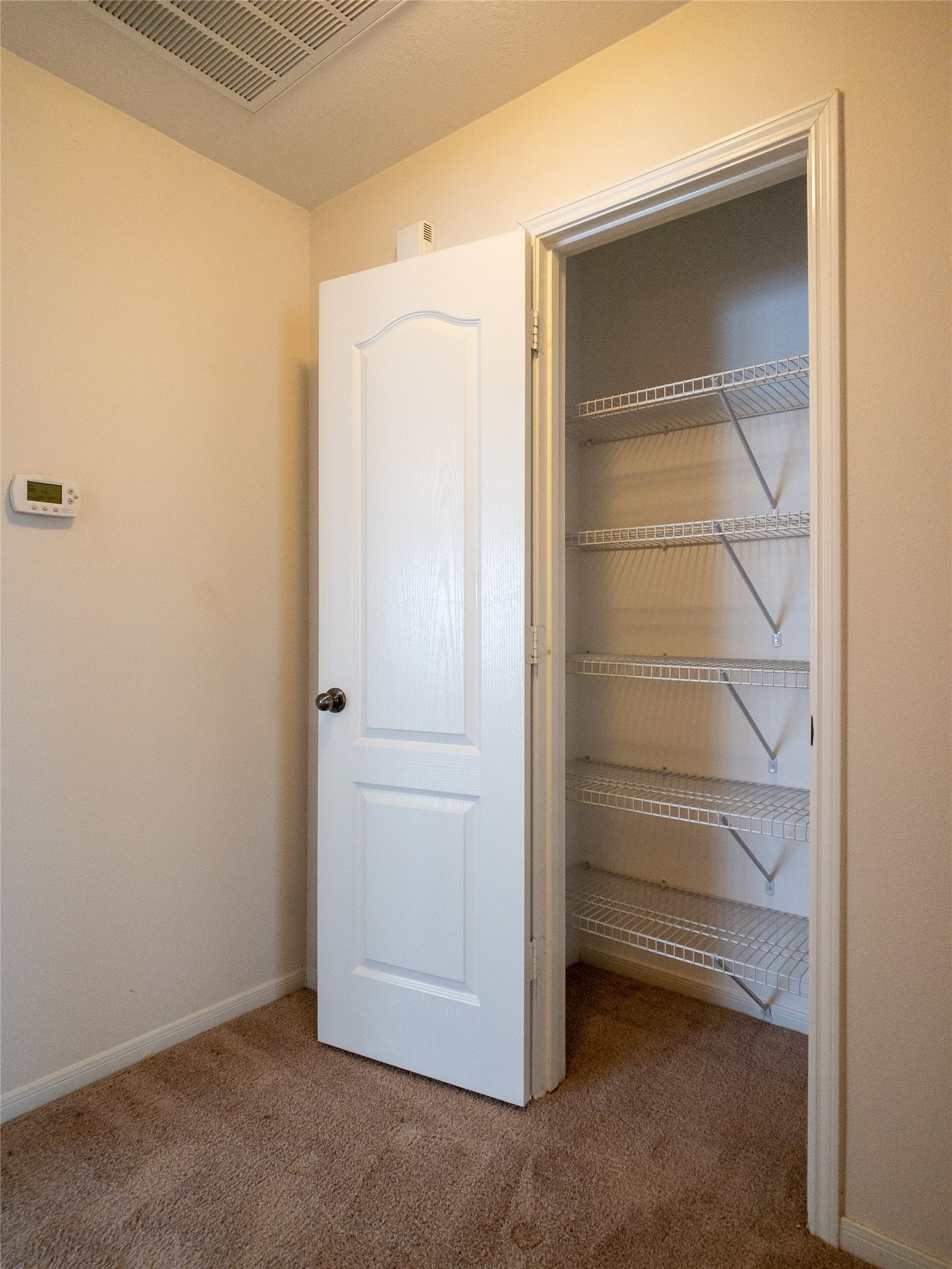 linen closet at 2nd-floor landing