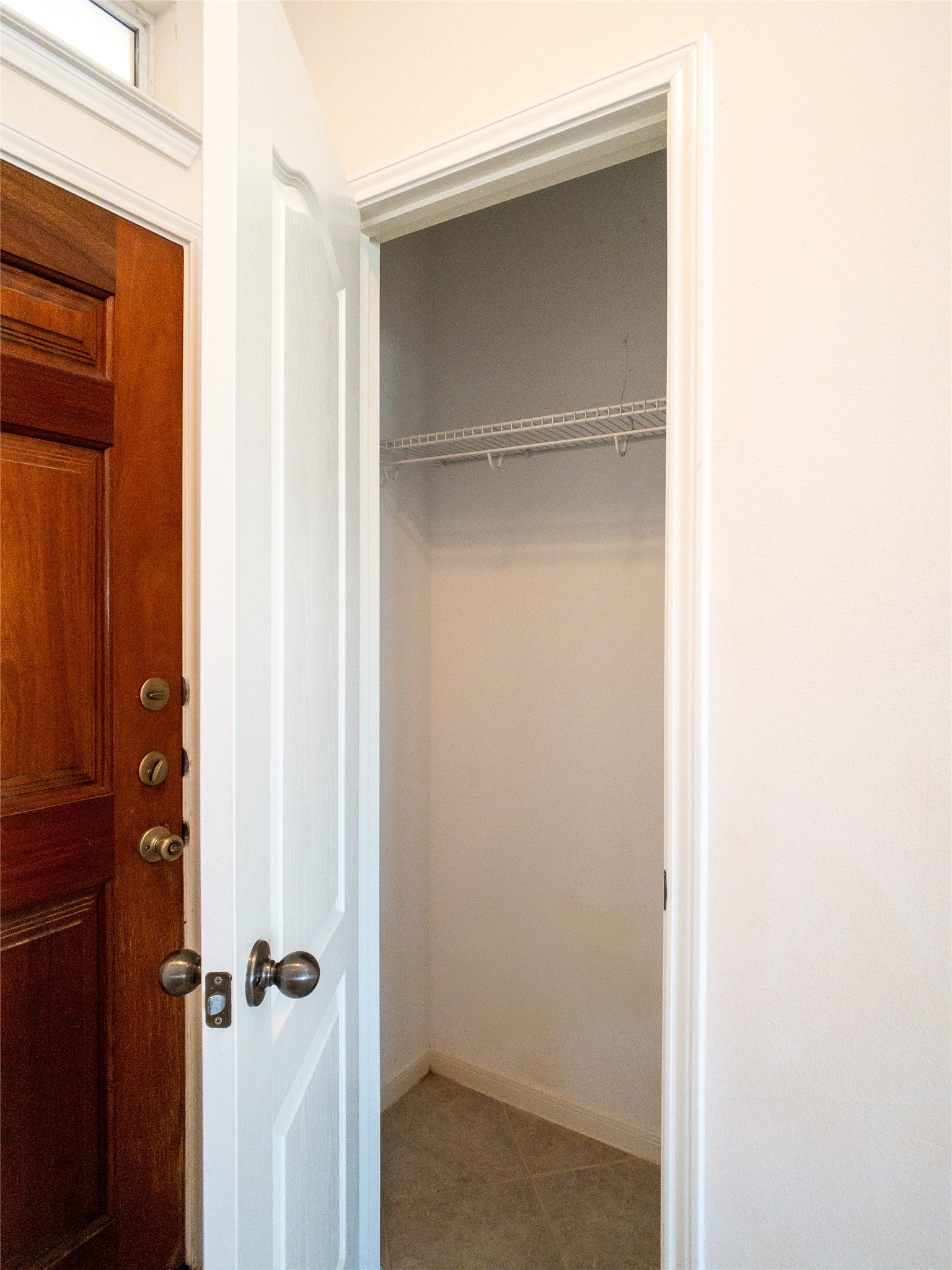 coat closet by the front door; all carpet steam-cleaned