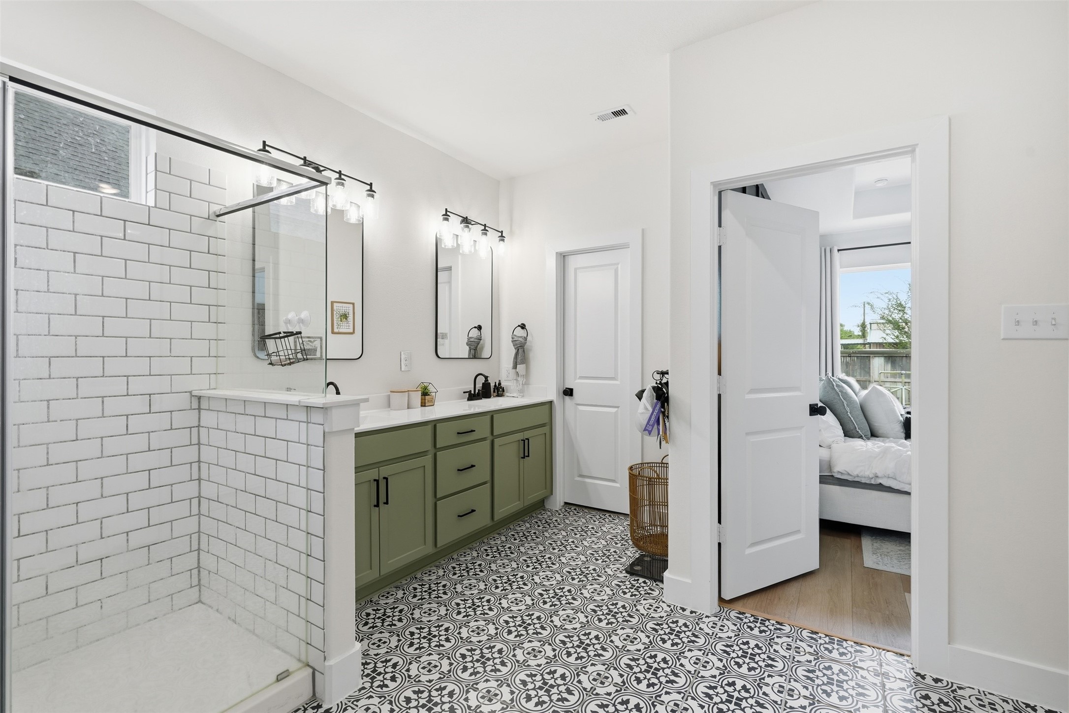 Standup oversized shower