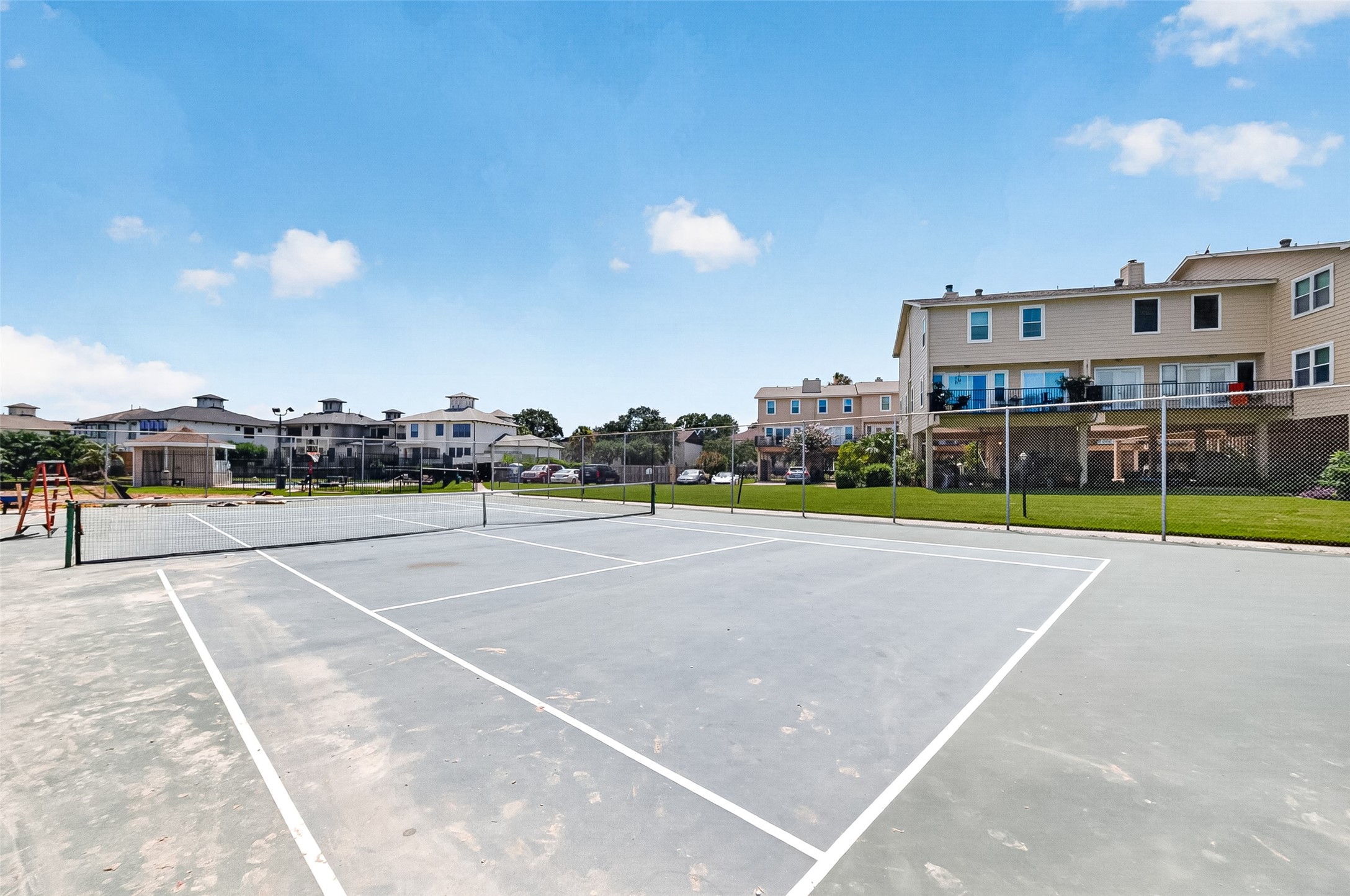 Community courts for tennis or pickleball