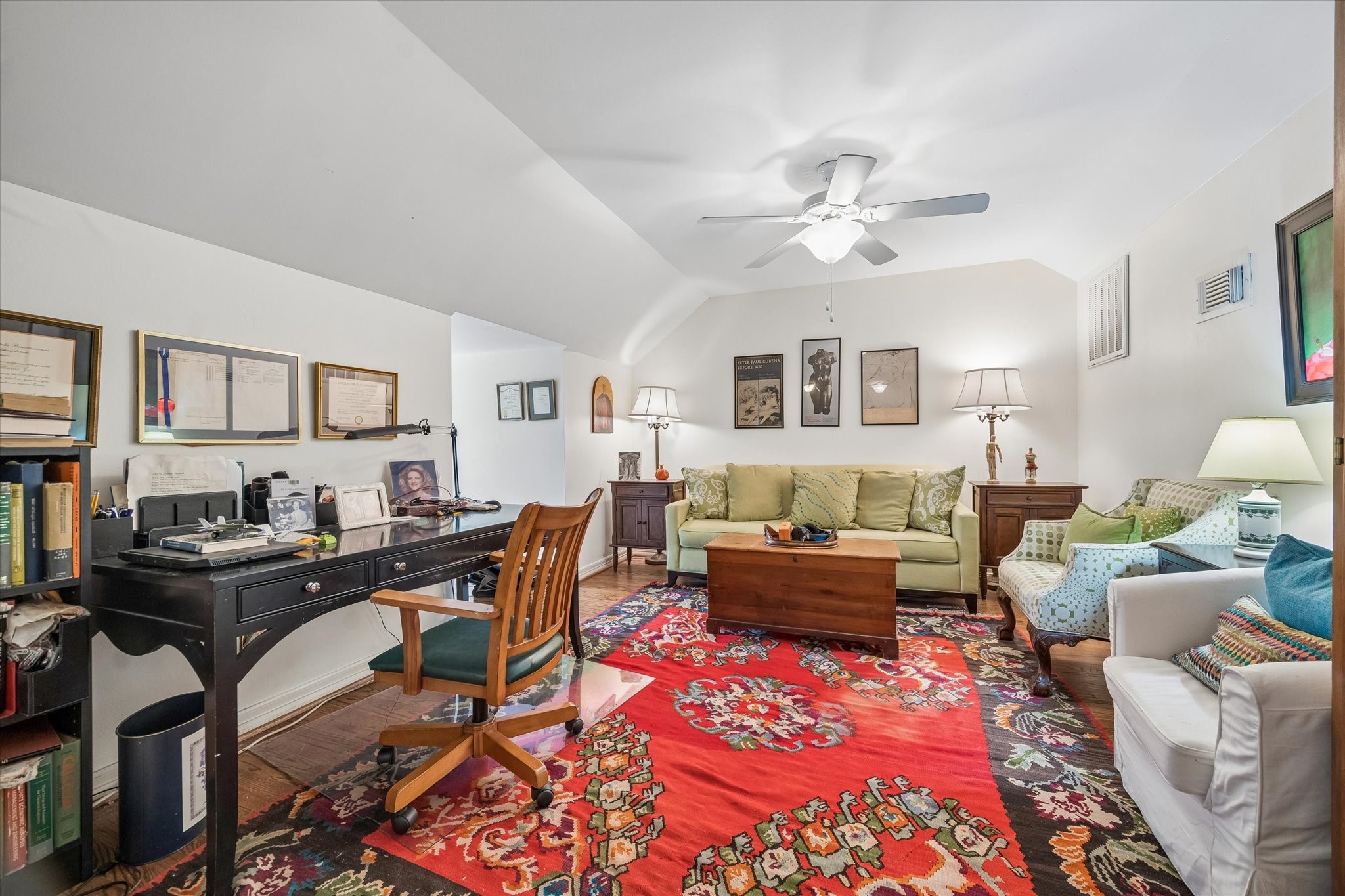 A great flex space that could be used as a bedroom or den.