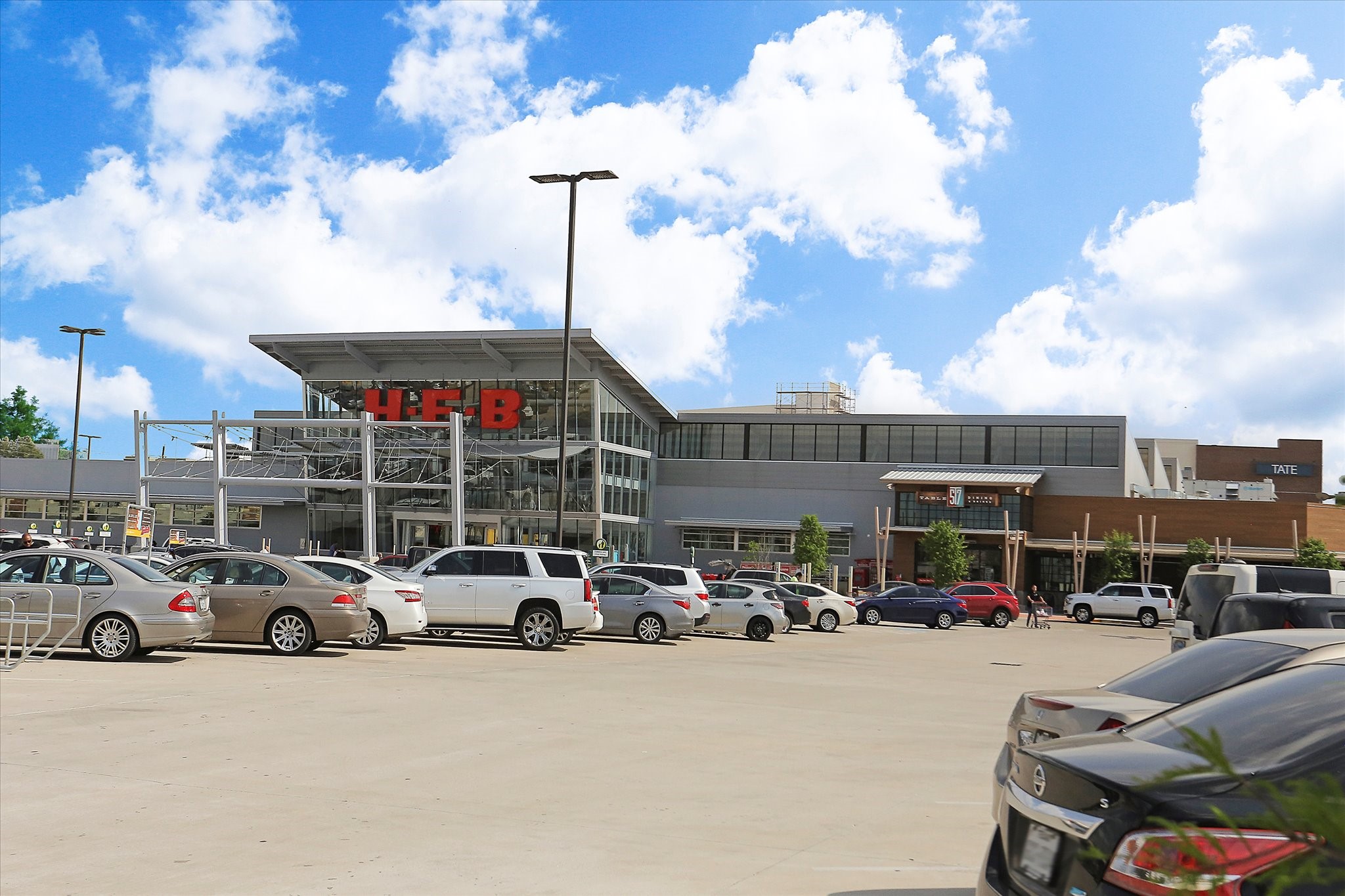Right around the corner from HEB.