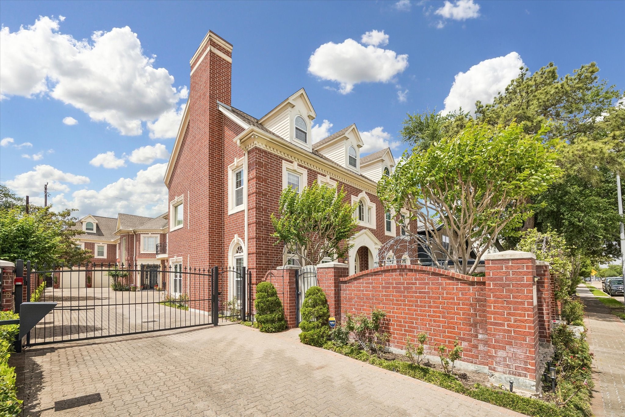 The gated driveway is shared and maintained by all three owners. There is also plenty of street parking. This is a great home in an ideal location in Westhaven Estates!