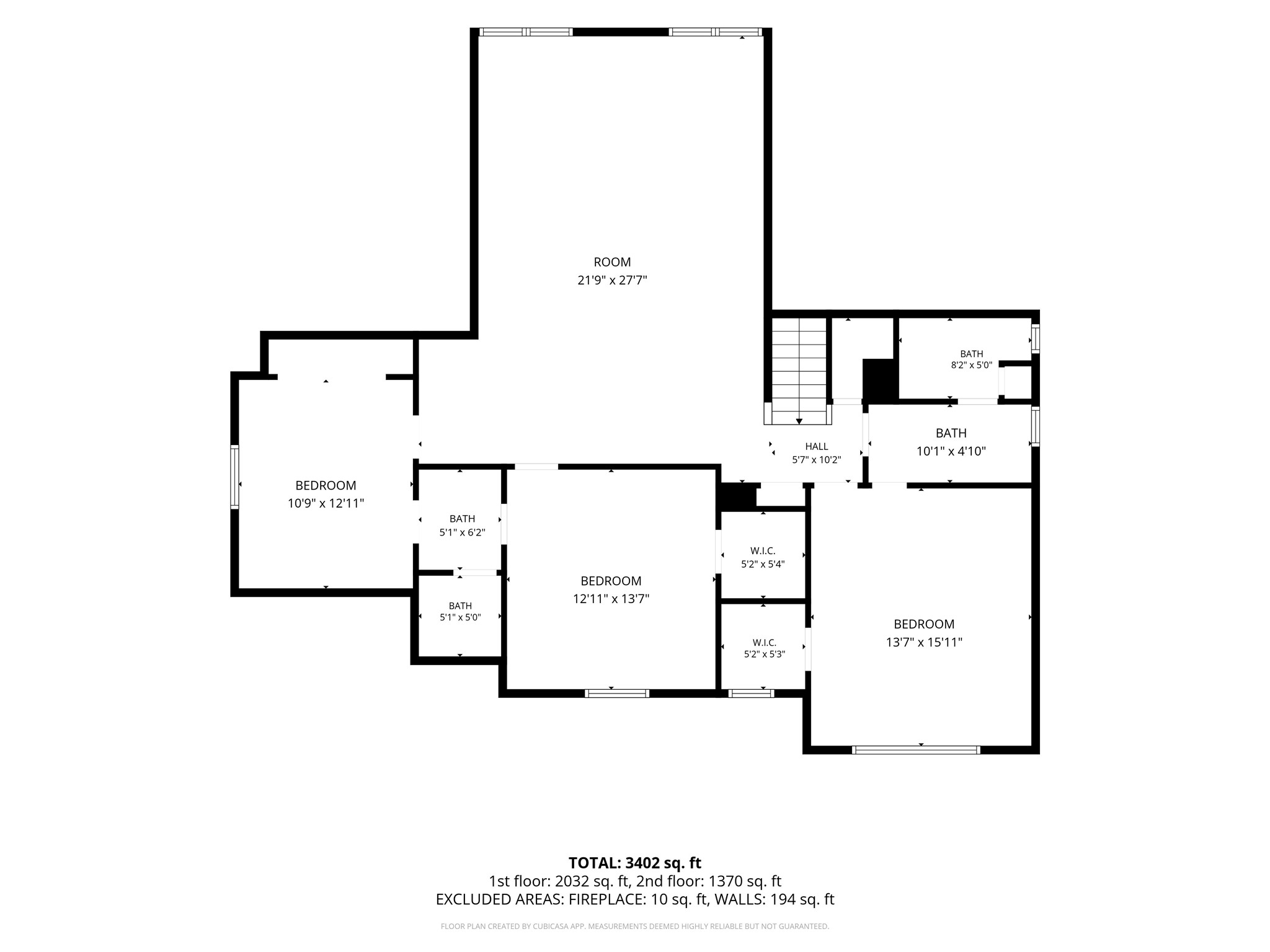14014 Court Of Regents second-floor plan