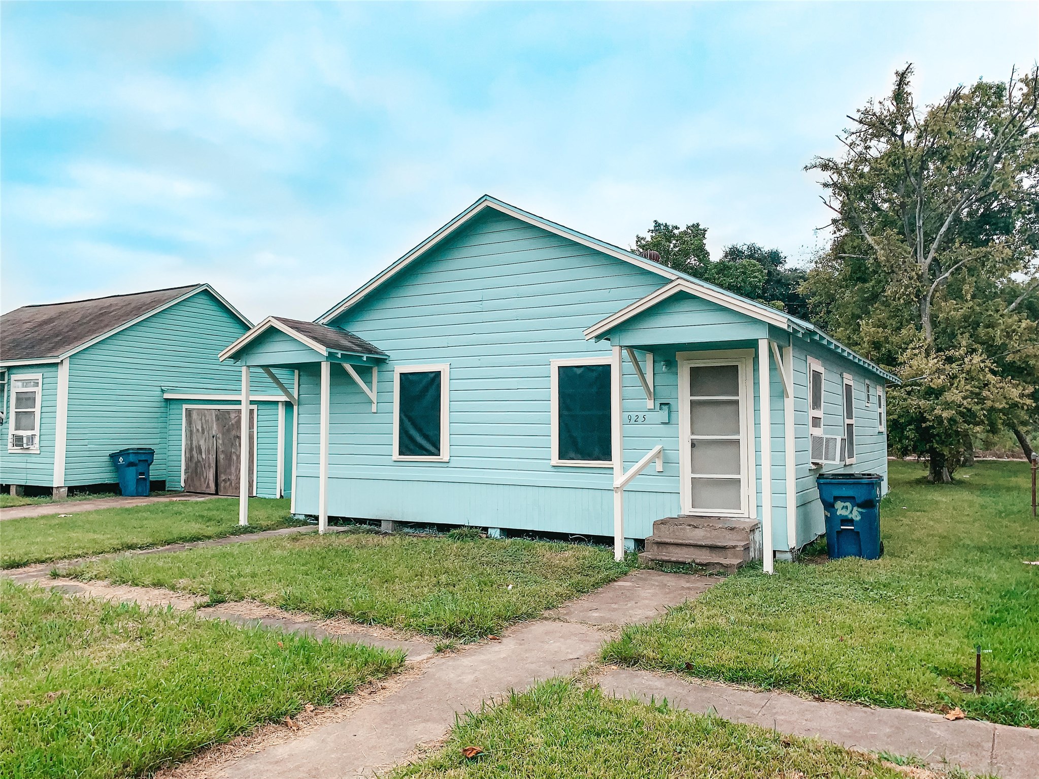 Darling one story three bedroom two bath.