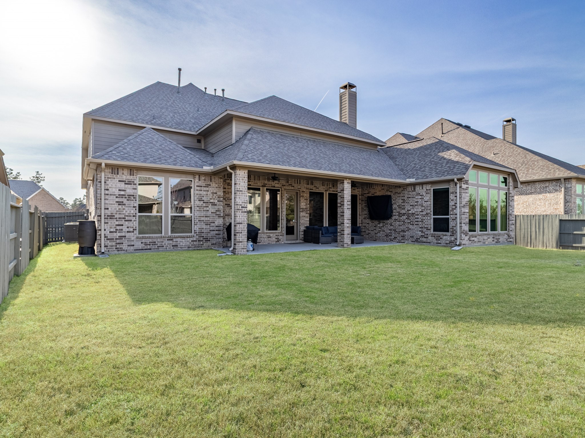 Massive back yard