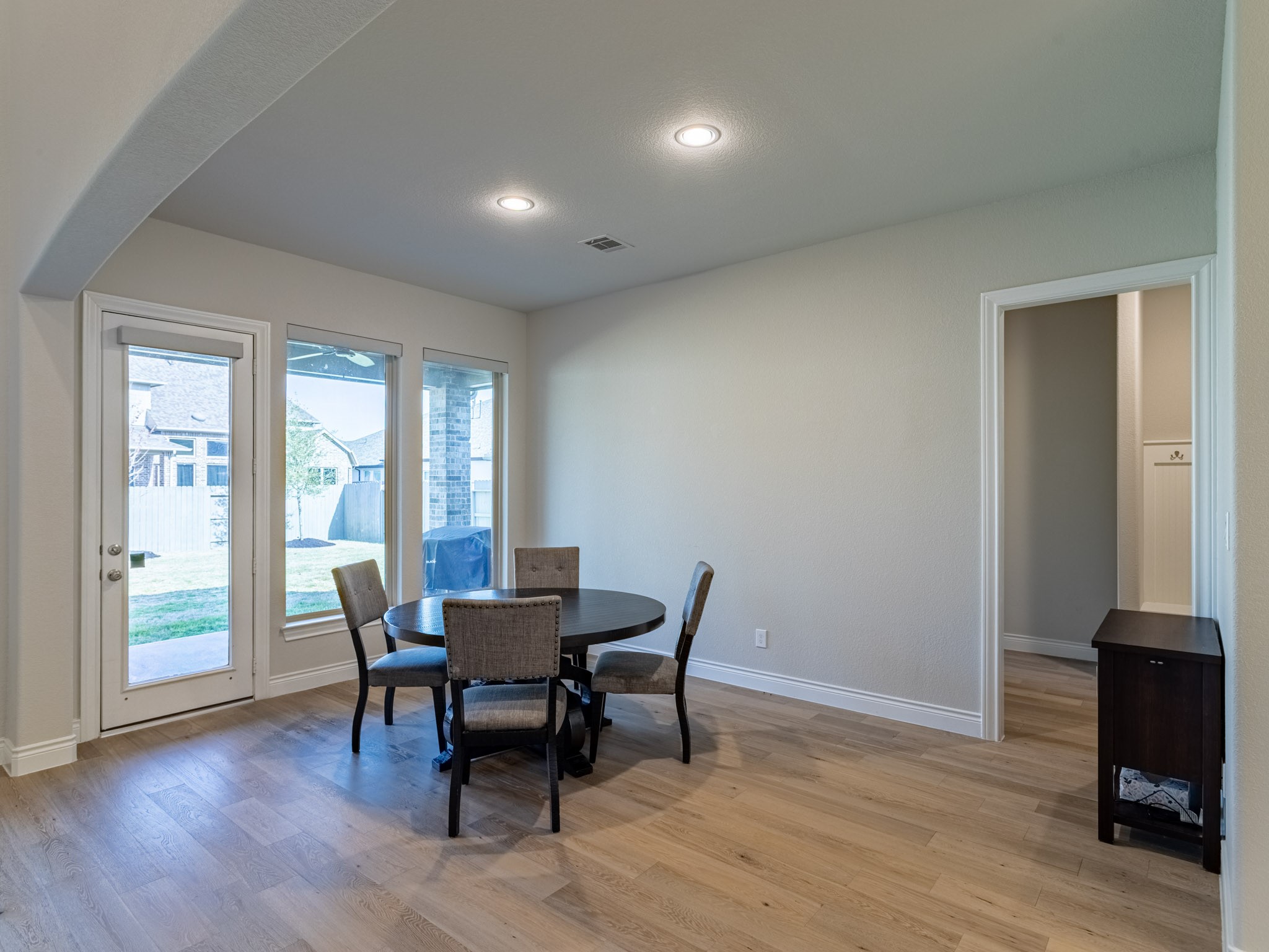 Guest suite off dining room