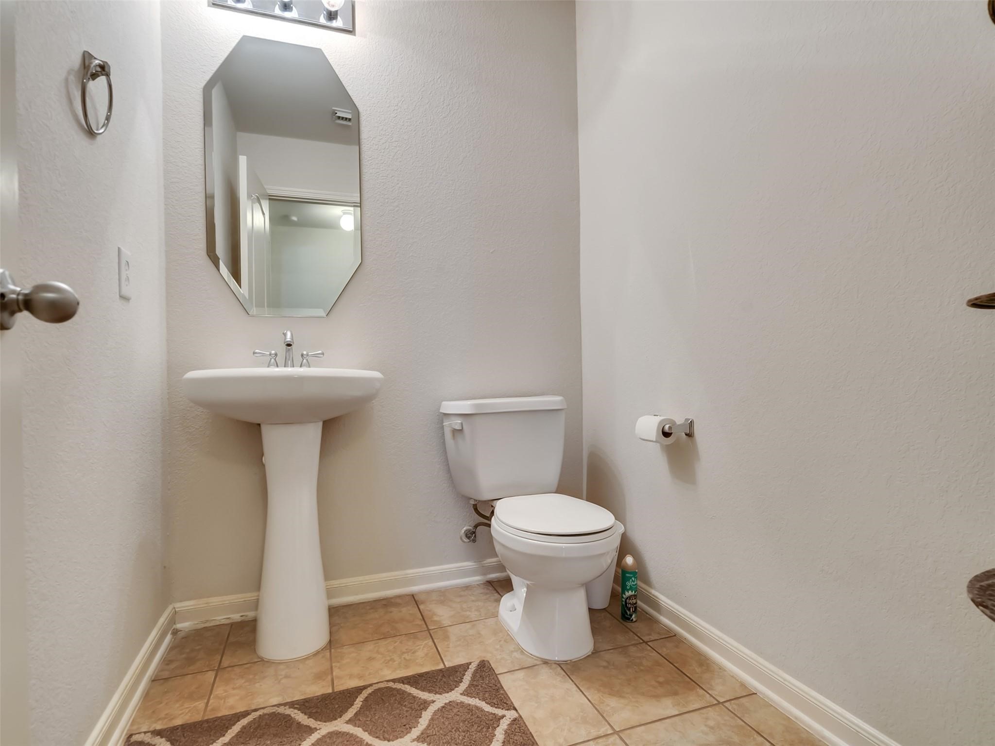 Downstairs HALLWAY Half bath