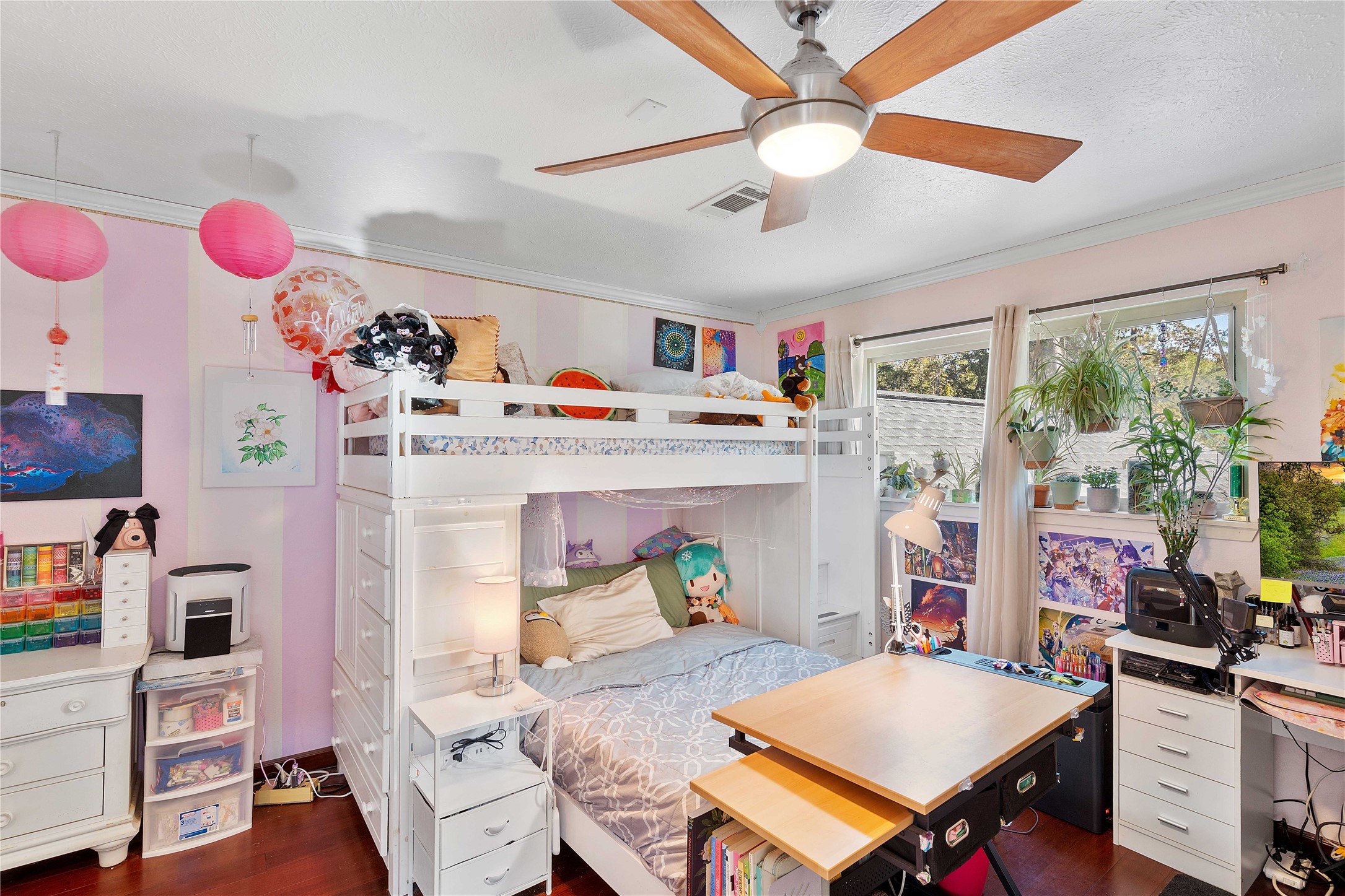 One of the bedroom upstairs