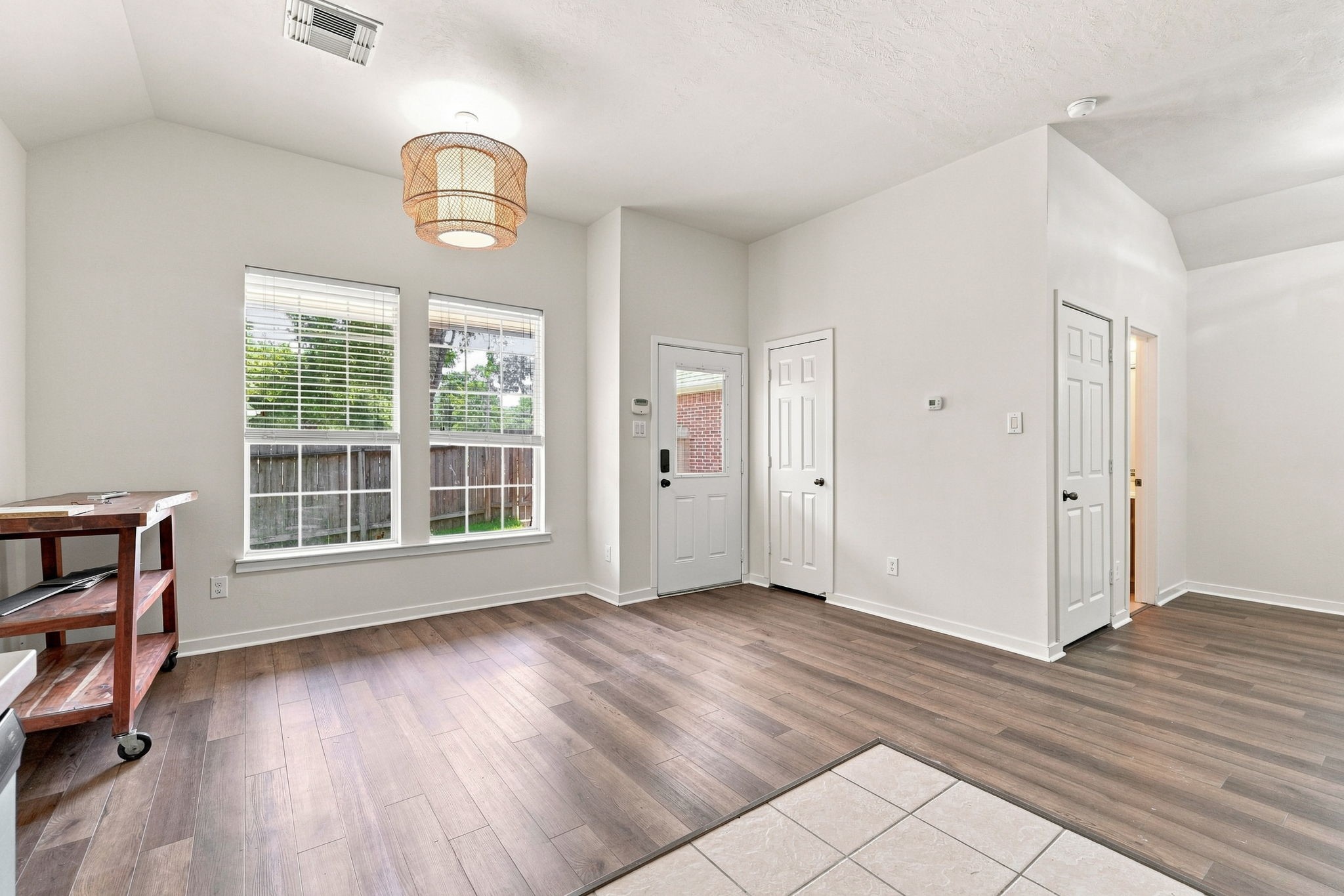 Casita entry and family room