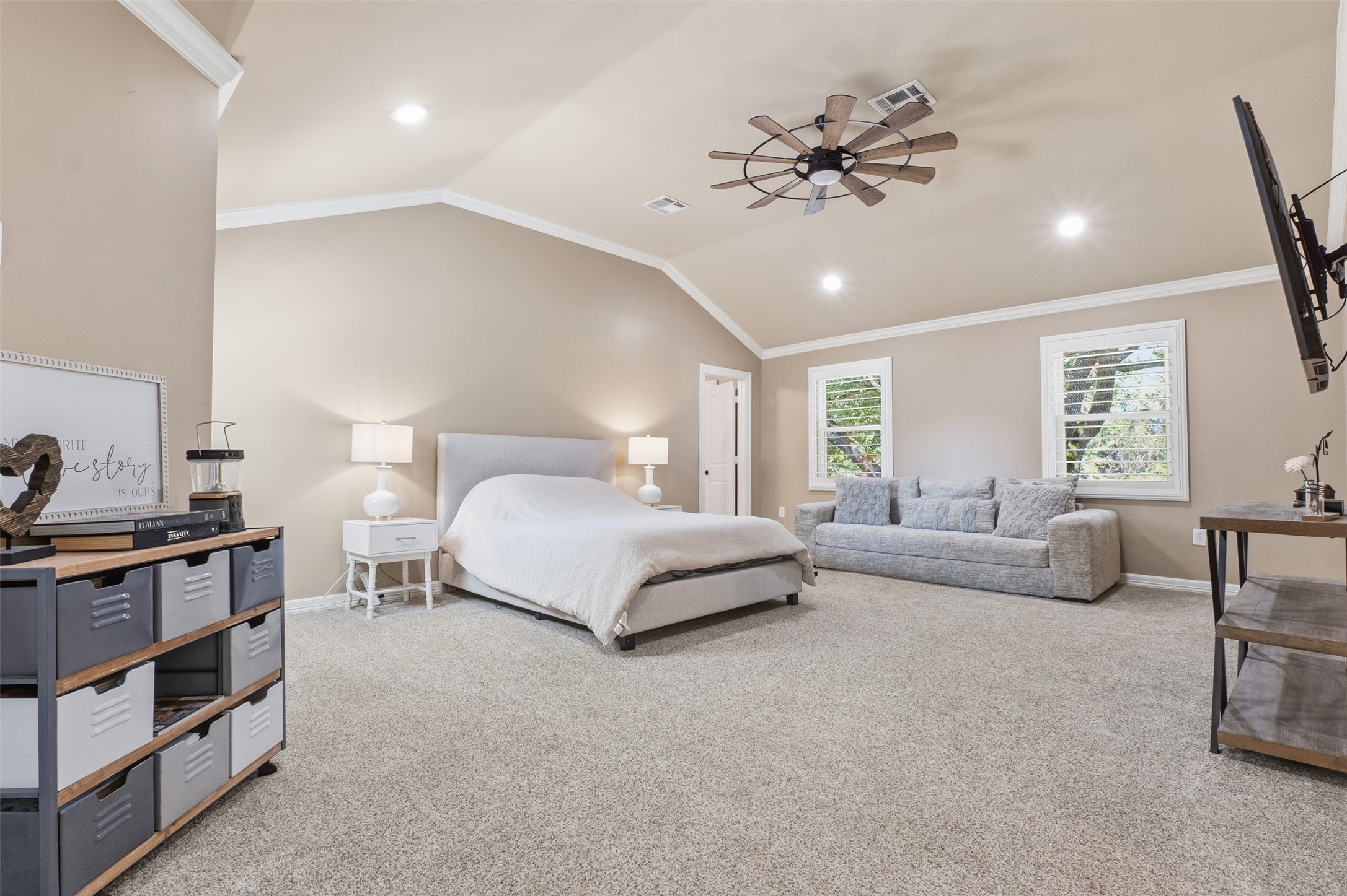 Oversized Primary bedroom