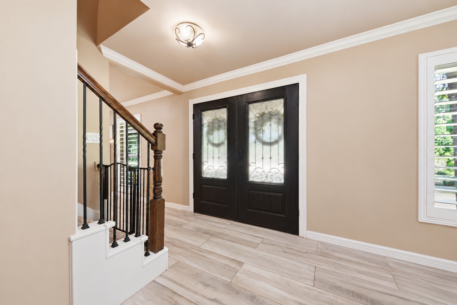 Double front door