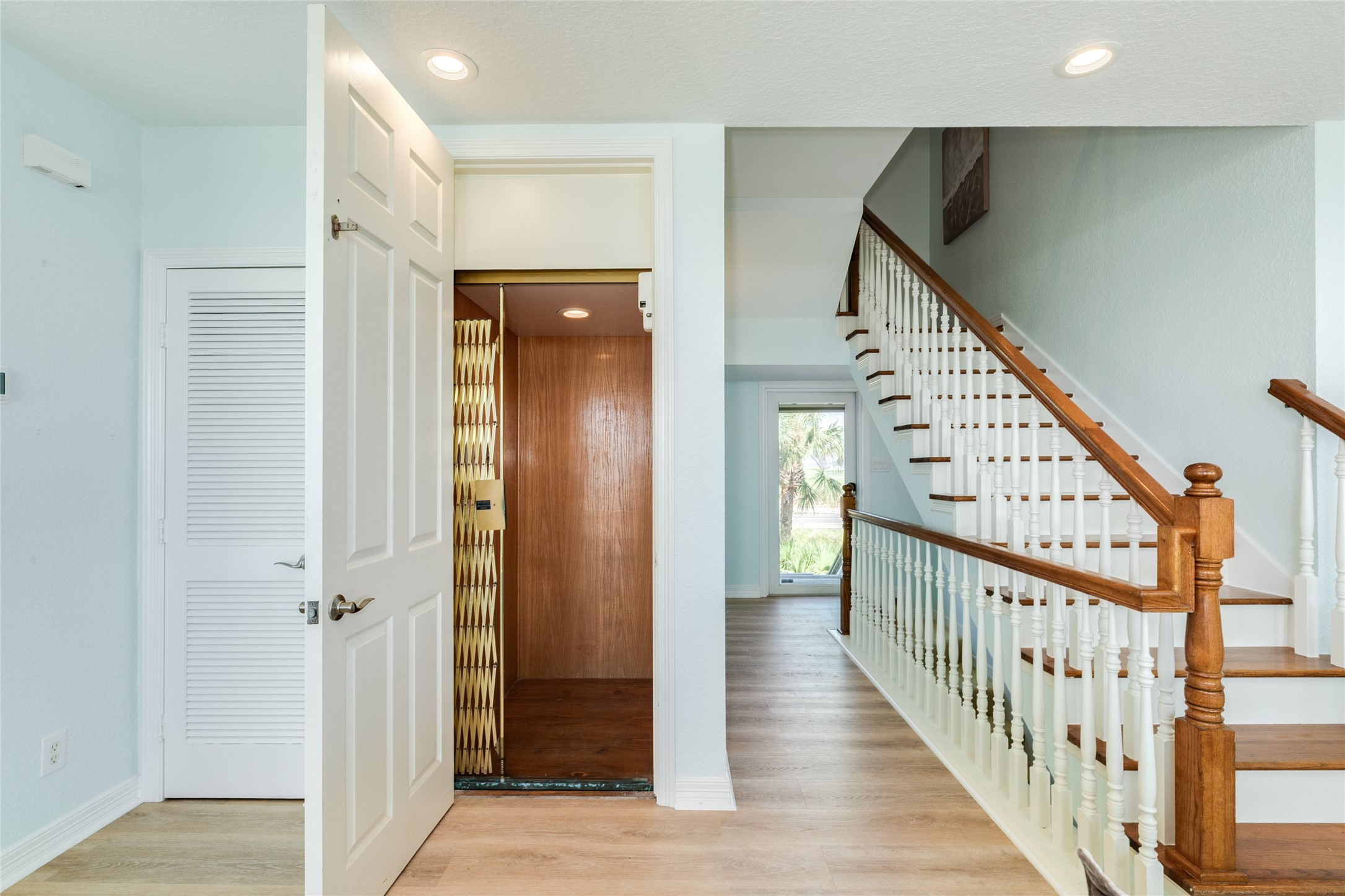 Elevator brings you from the garage to all levels of the home and is regularly serviced.