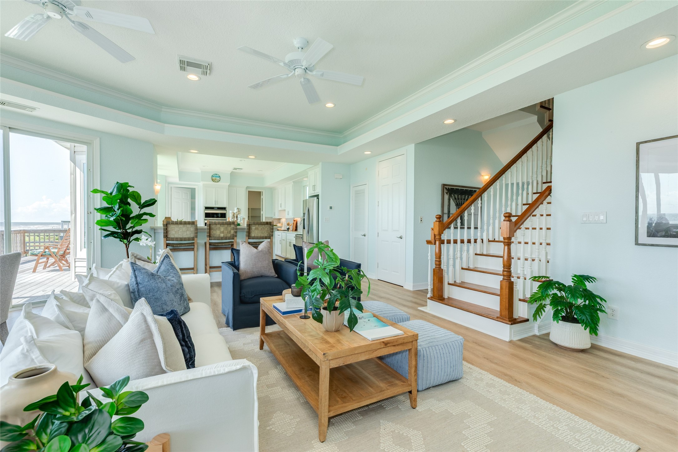 Interior of the home painted in 2024