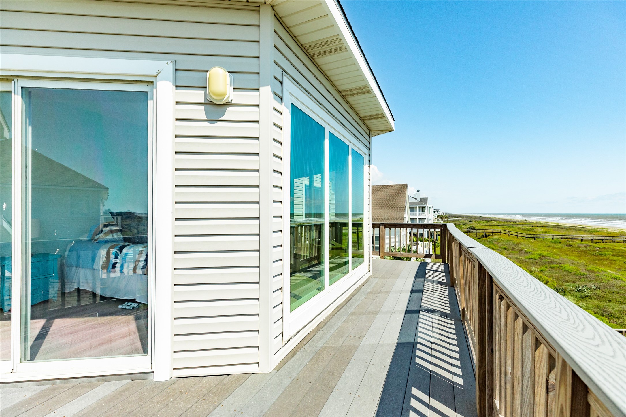 Private deck off the Primary Bedroom