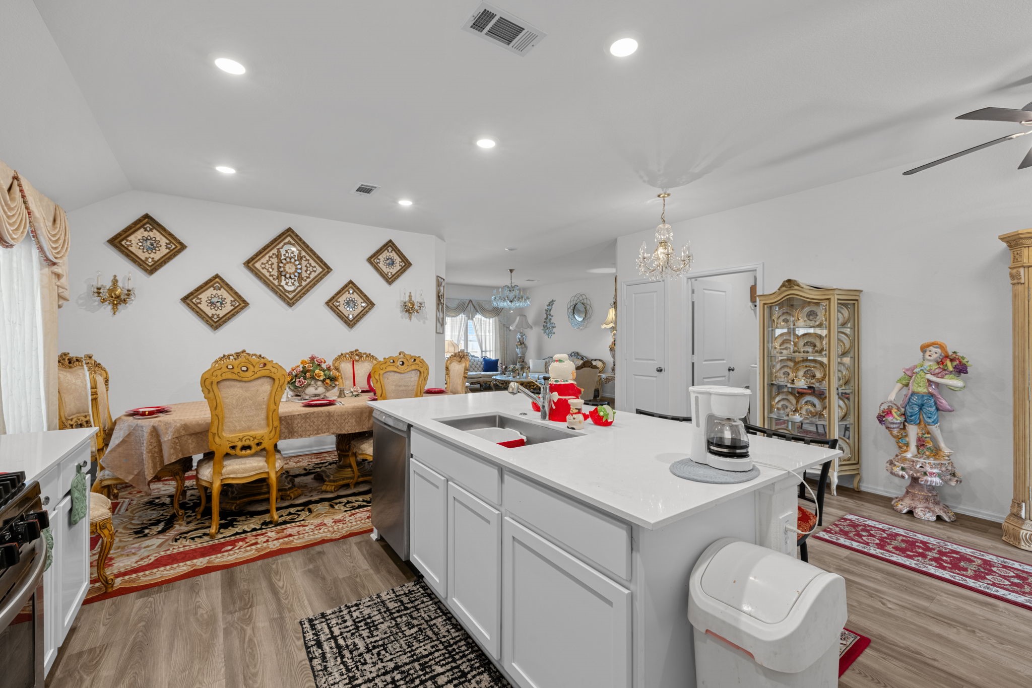Actual owner styled kitchen.