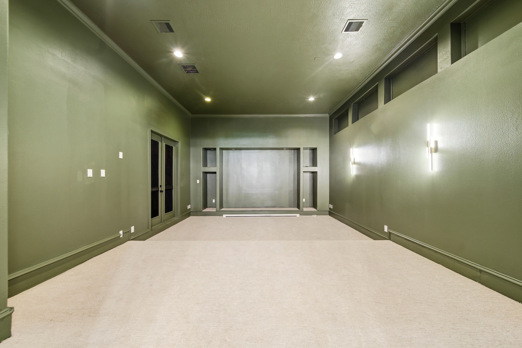 Dedicated FIRST FLOOR MEDIA ROOM creates the perfect space for movie nights, game days, and entertaining guests.