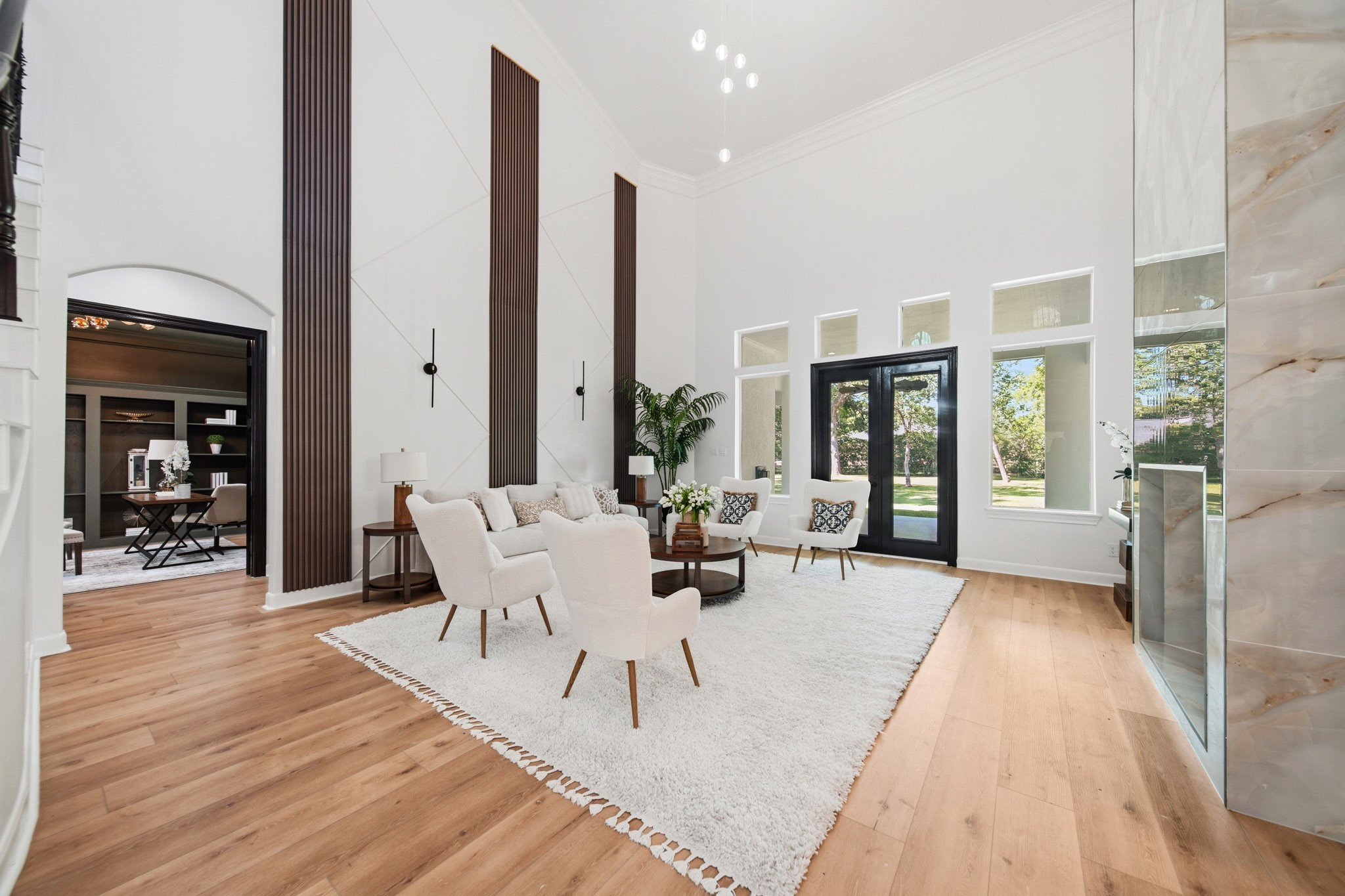 Elegant living room designed for both entertaining and everyday luxury living.