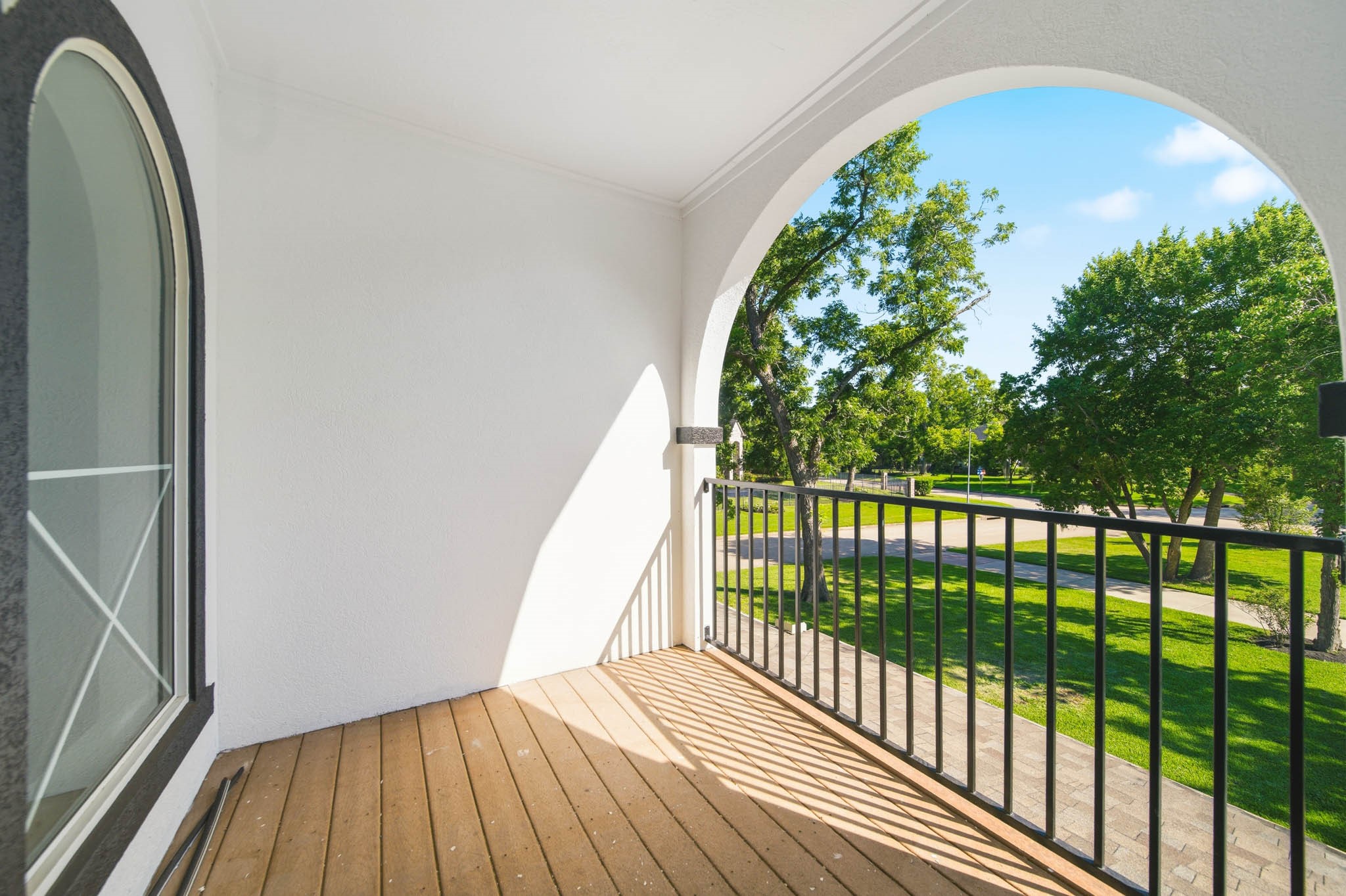 Private BALCONY with peaceful treetop views, perfect for morning coffee or evening sunsets.