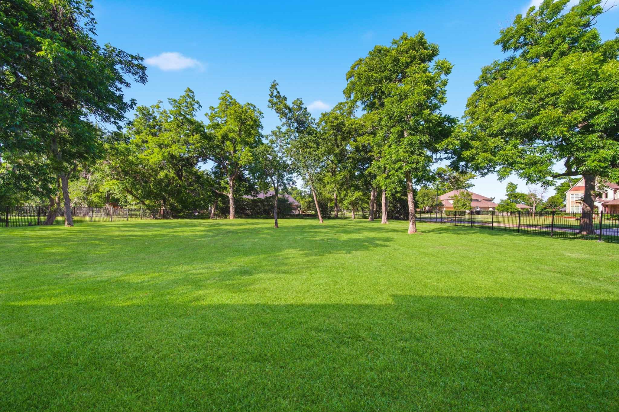 Expansive BACKYARD with mature trees and endless green space, offering privacy and room to create your dream outdoor retreat.