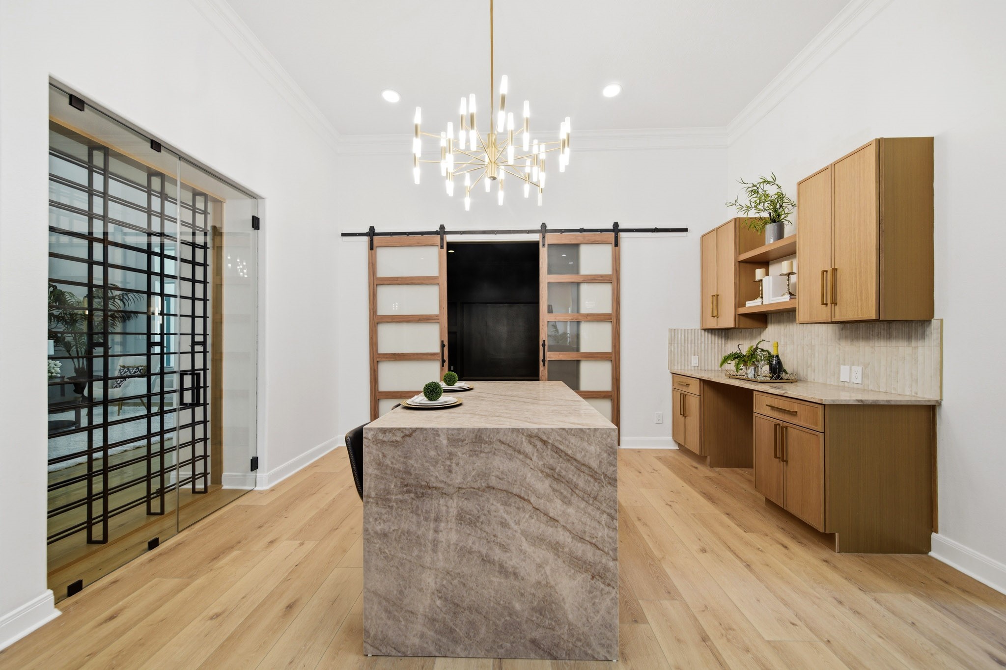 Stunning CHEFS KITCHEN blends modern elegance with functionality, featuring sleek finishes, abundant storage, and an 2 oversized islands perfect for gathering.