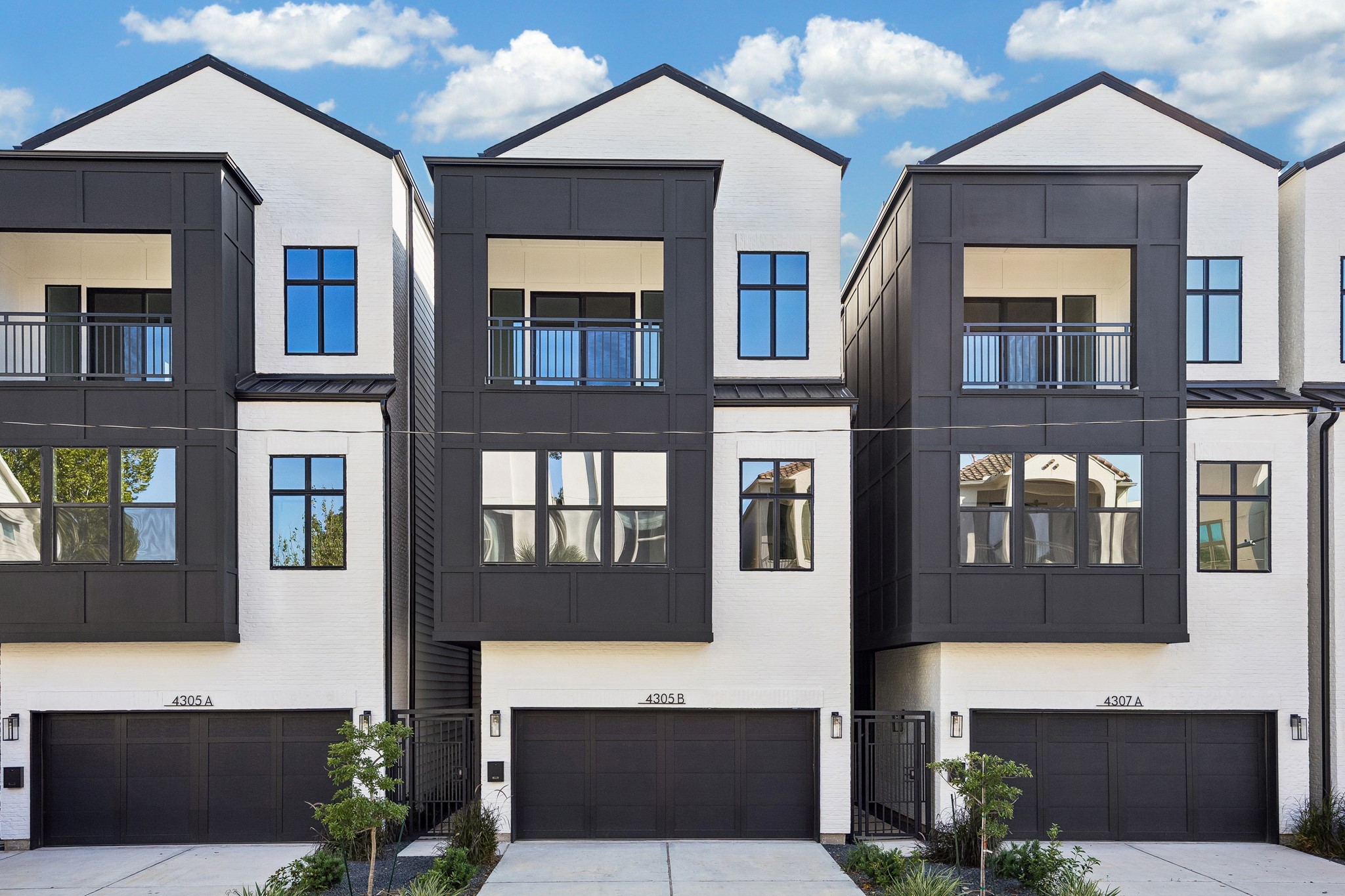 Welcome to 4305 Floyd with private driveway and gated front door.