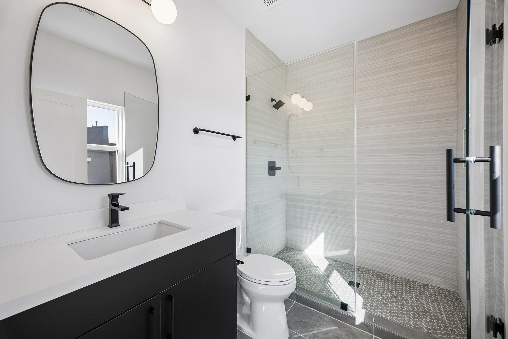 En-suite bath #2 with en-closed shower.