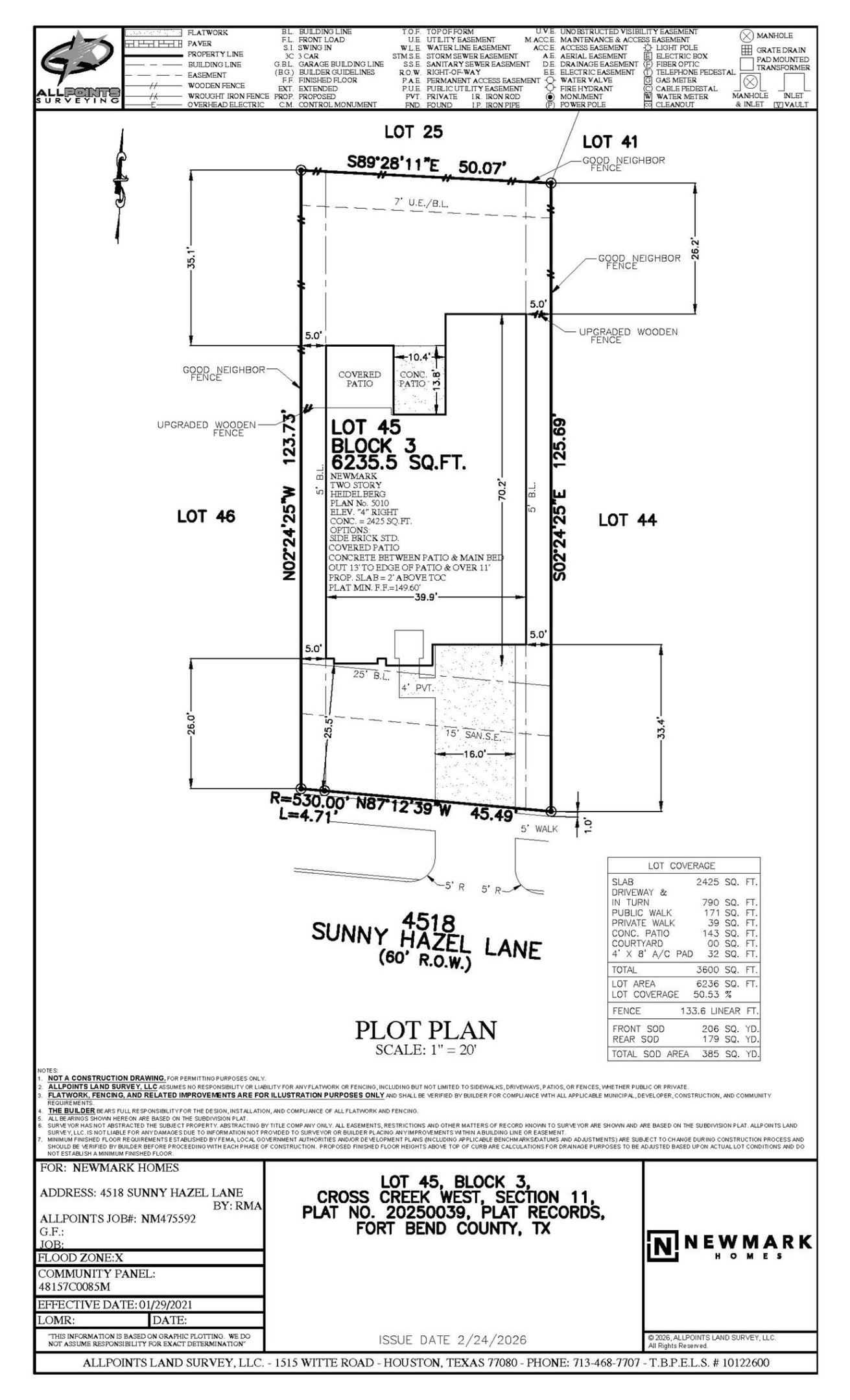 Plot Plan