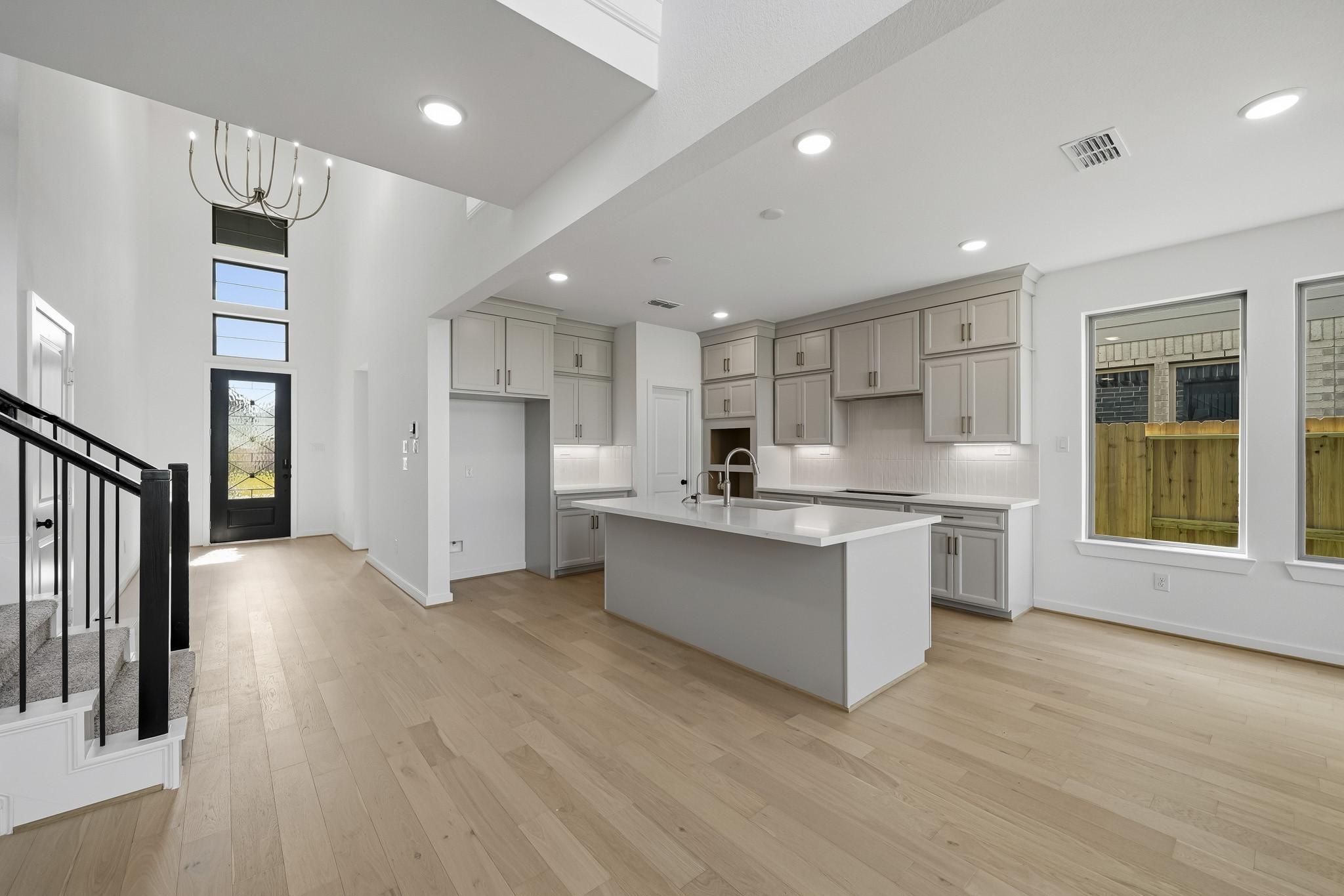 Island Kitchen With Stacked Cabinets & Designer Inspirations Island Kitchen With Stacked Cabinets & Designer Inspirations